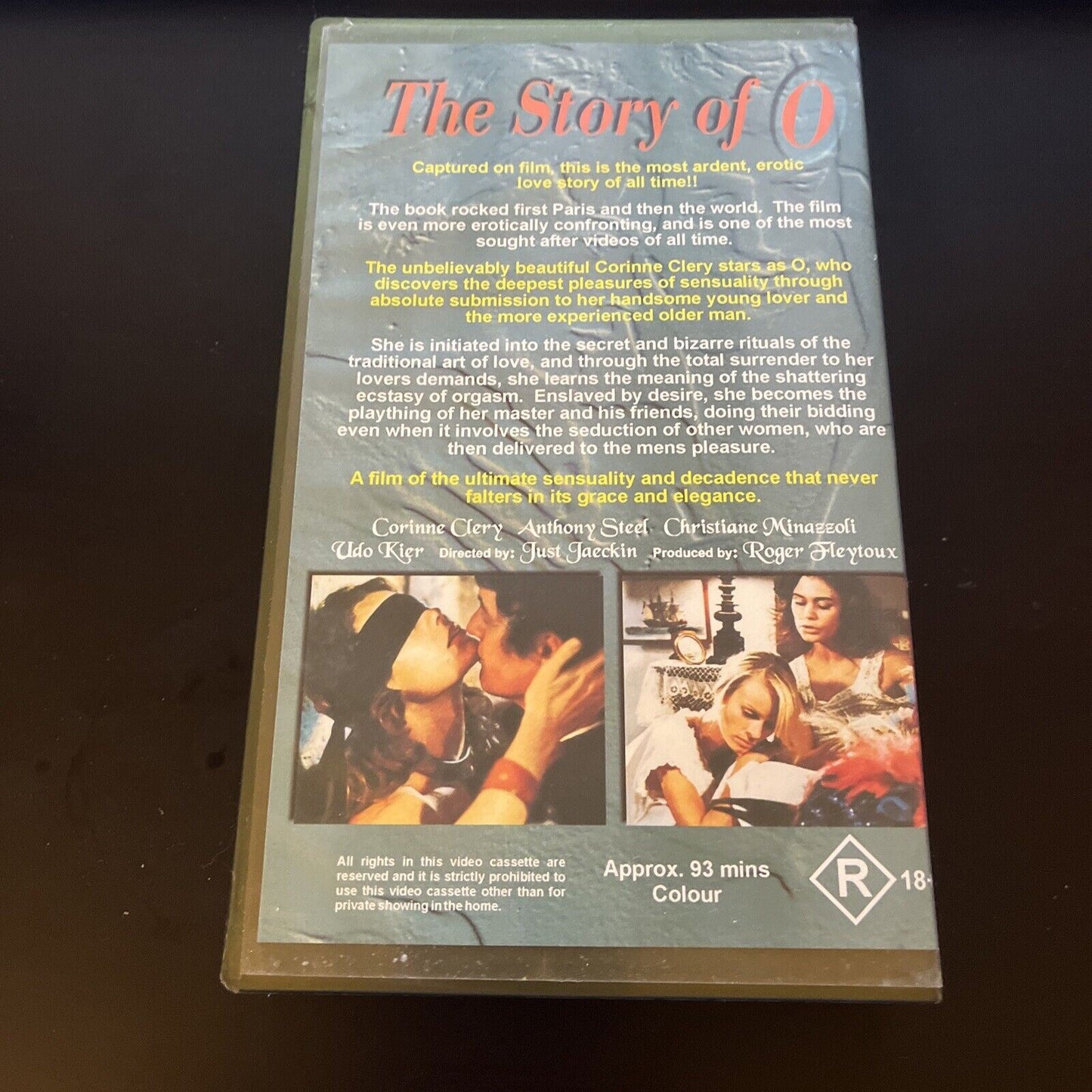 The Story of O (VHS, 1975) Corinne Cléry, Udo Kier PAL