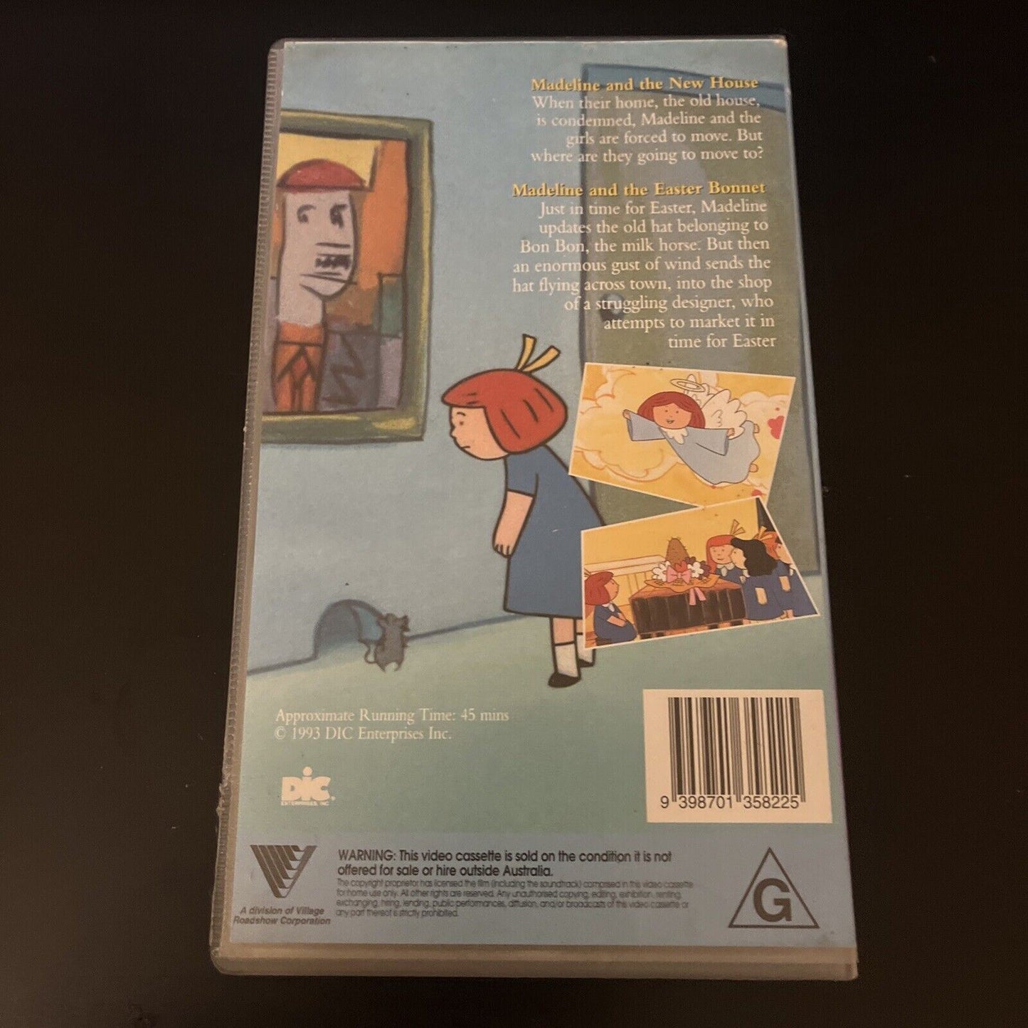 MADELINE : The New House / The Easter Bonnet (VHS, 1993) PAL