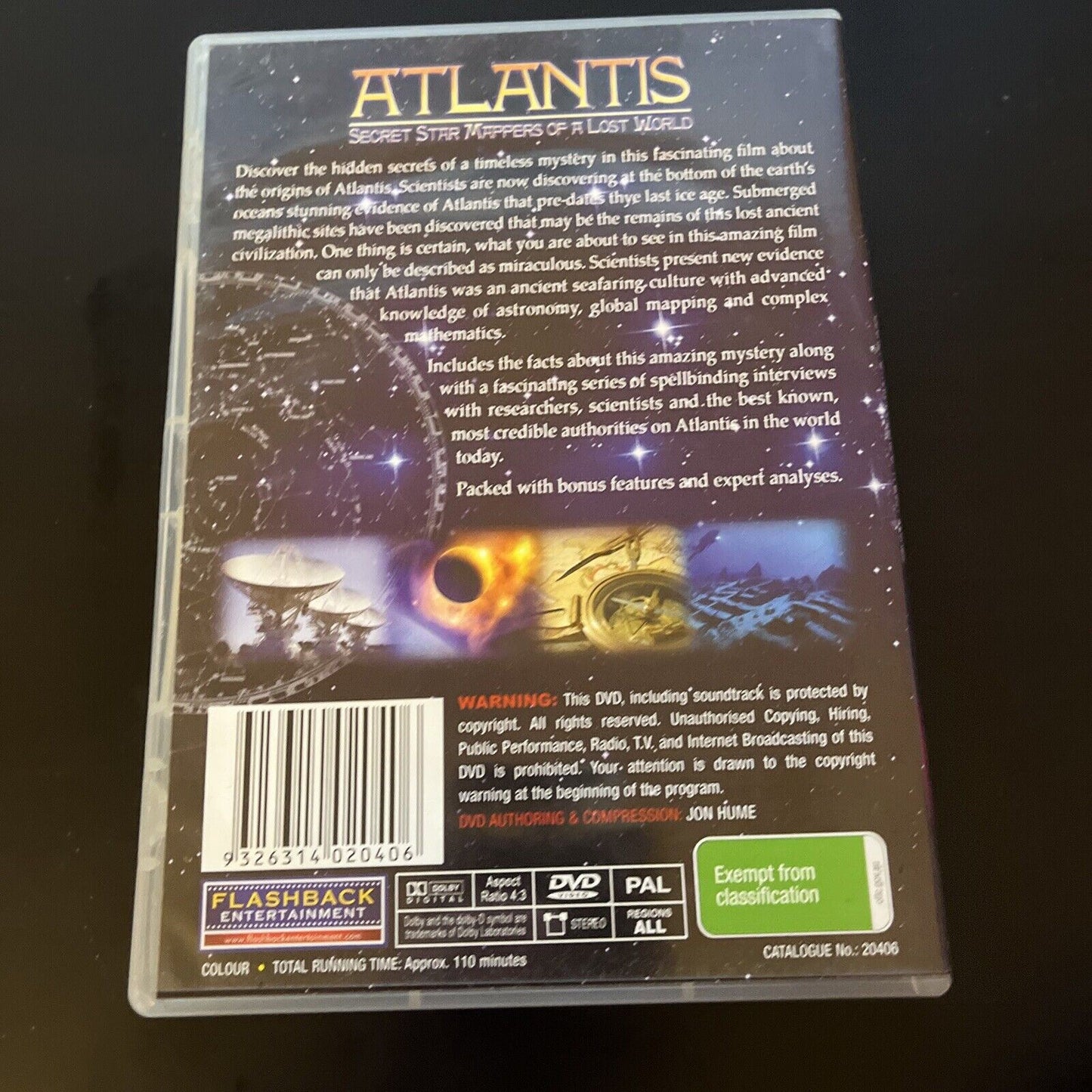 Atlantis: Secret Star Mappers of a Lost World (DVD) NEW All Regions