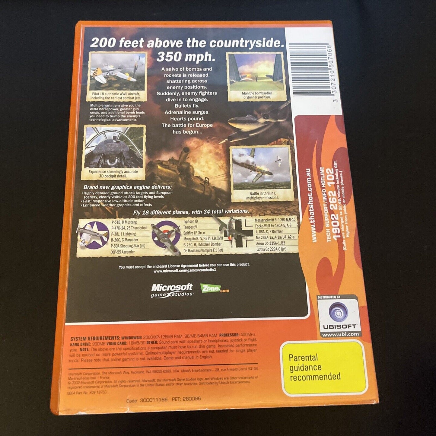 Microsoft Combat Flight Simulator 3 - Battle for Europe PC CDROM