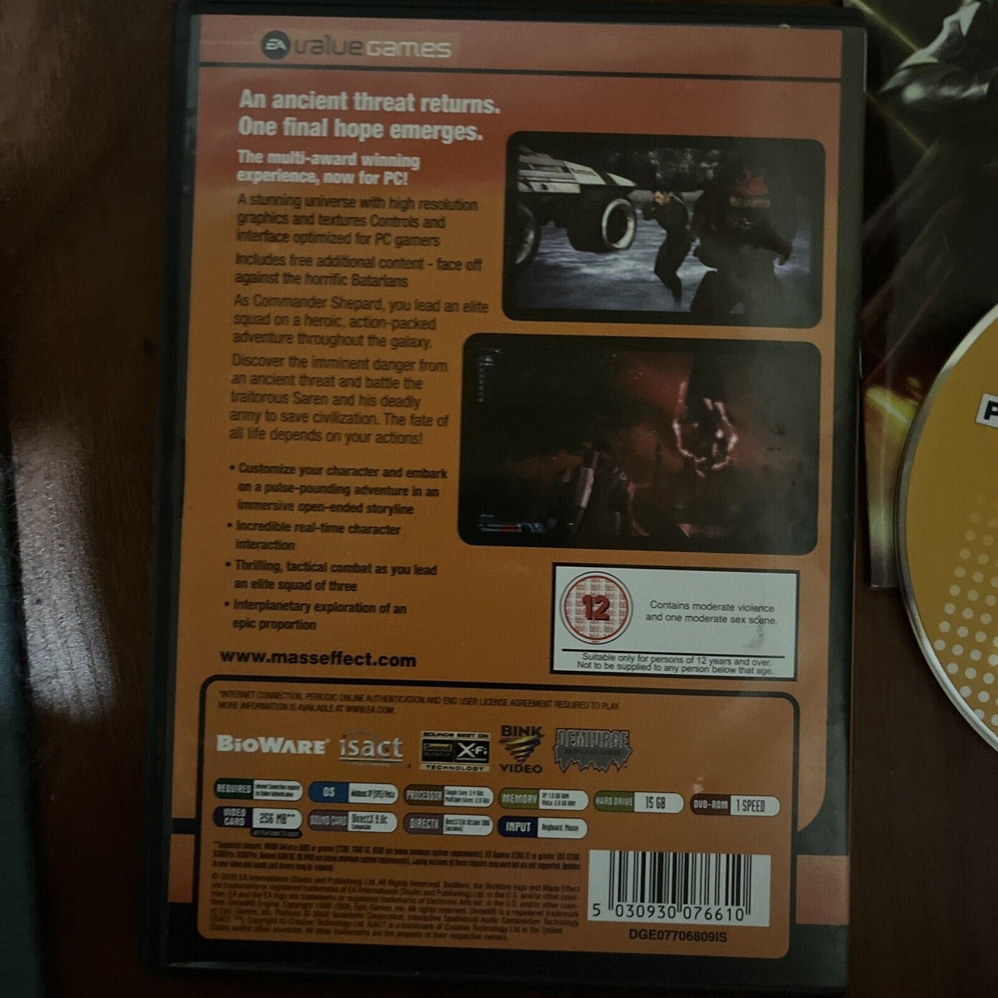 Mass Effect (PC DVD-ROM Game, 2008)