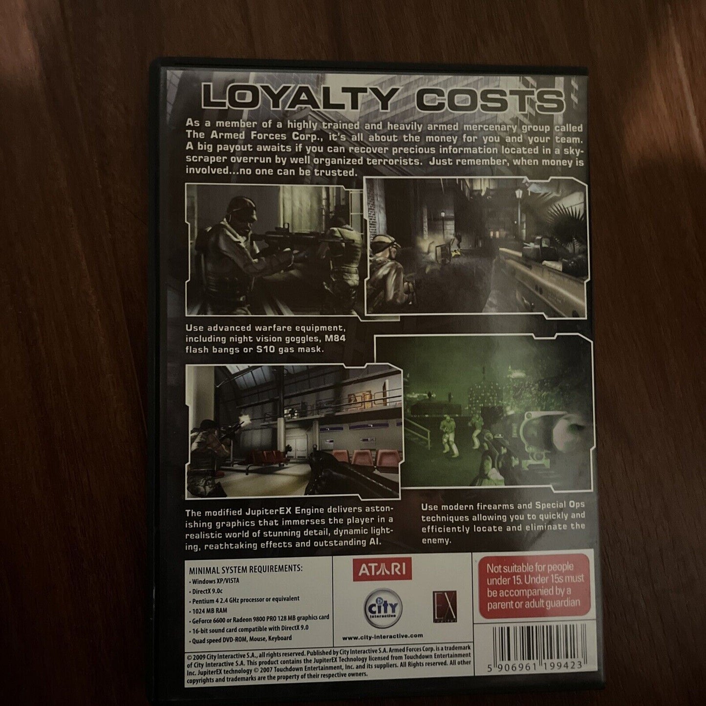 Armed Forces Corp PC (DVD Rom, 2009)