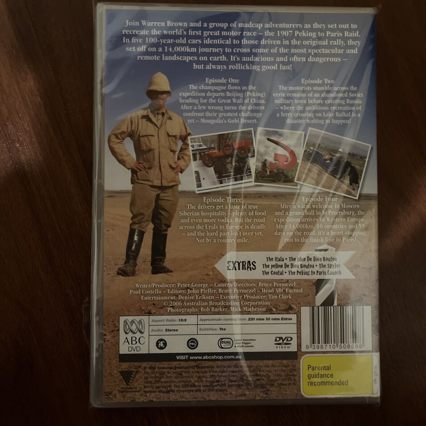 Peking To Paris (DVD, 2006) Warren Brown NEW Region 4
