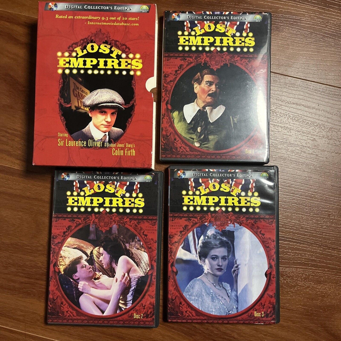 Lost Empires (DVD, 1986, 3-Disc) Colin Firth, Laurence Olivier All Regions