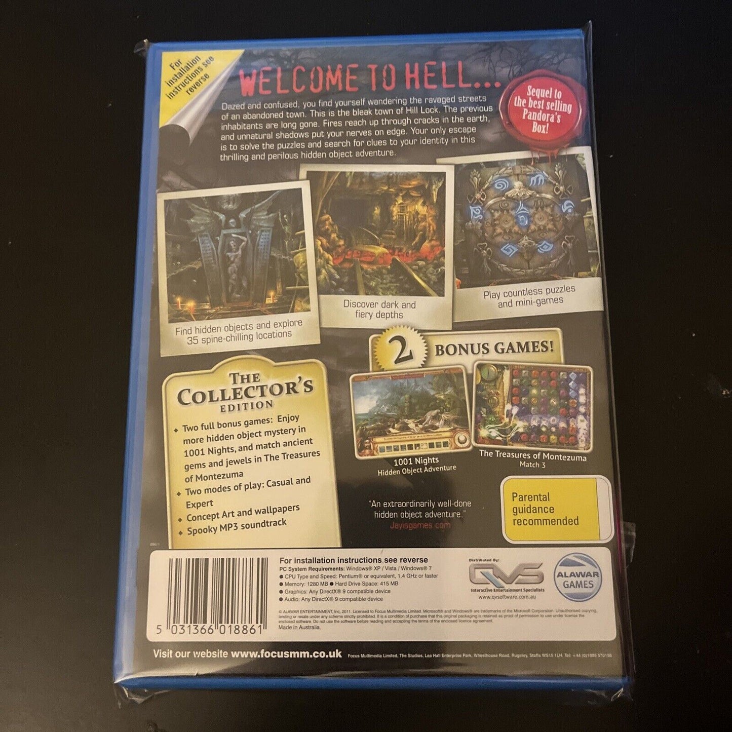 Vampire Saga 2 - Welcome to Hell Lock PC CD-ROM Hidden Object Game NEW