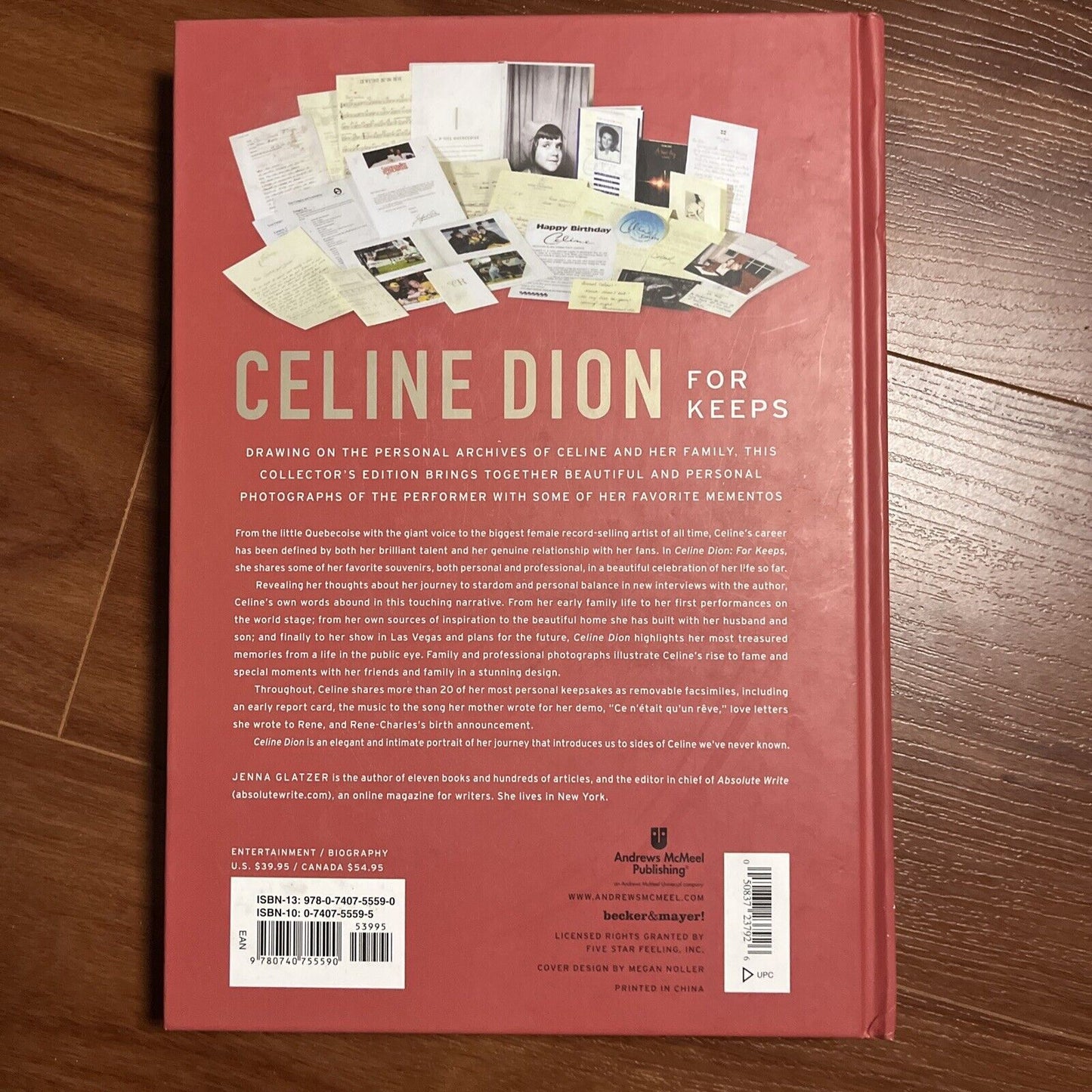 Celine Dion: For Keeps by Jenna Glatzer (Hardcover, 2005)
