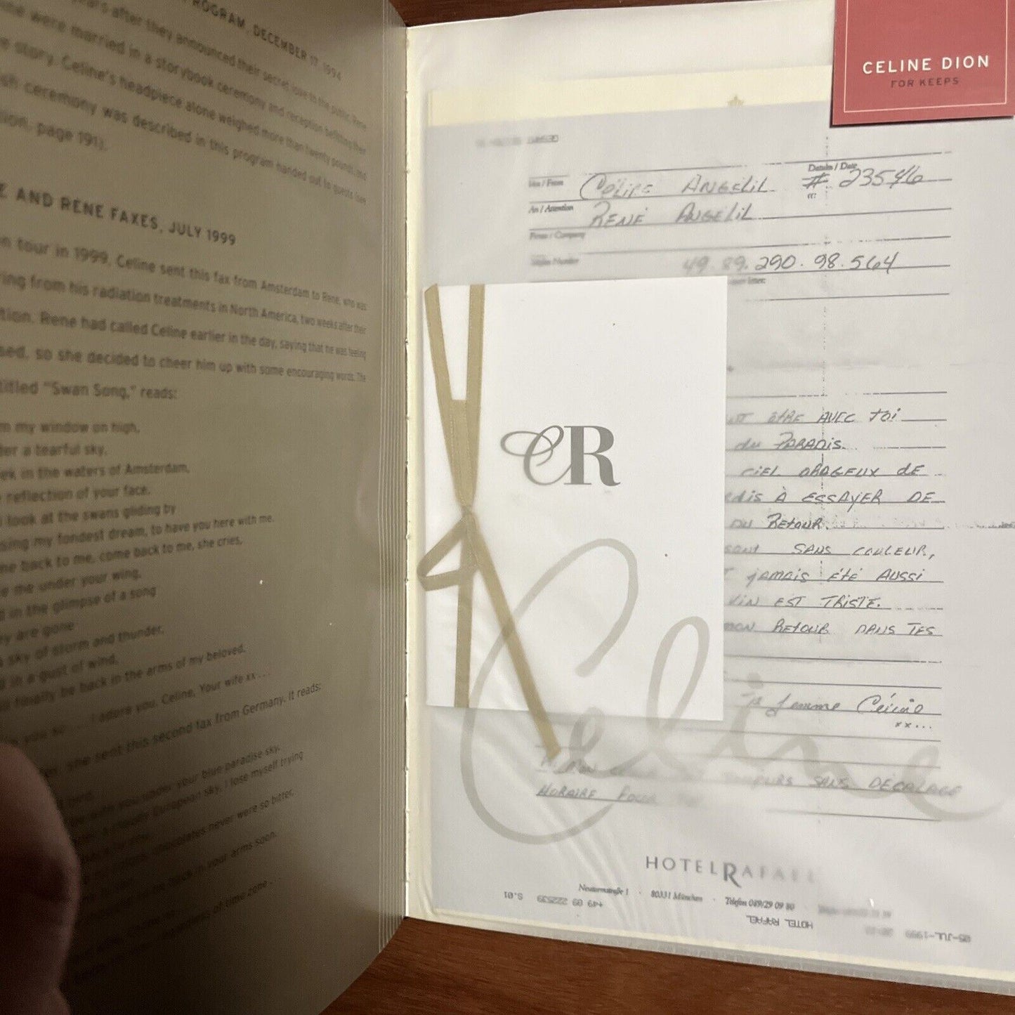 Celine Dion: For Keeps by Jenna Glatzer (Hardcover, 2005)