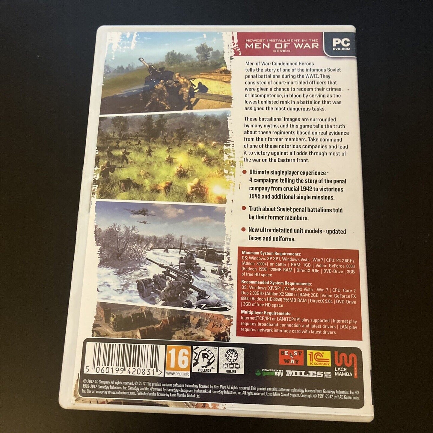 Men of War - Condemned Heroes (PC DVD-ROM)