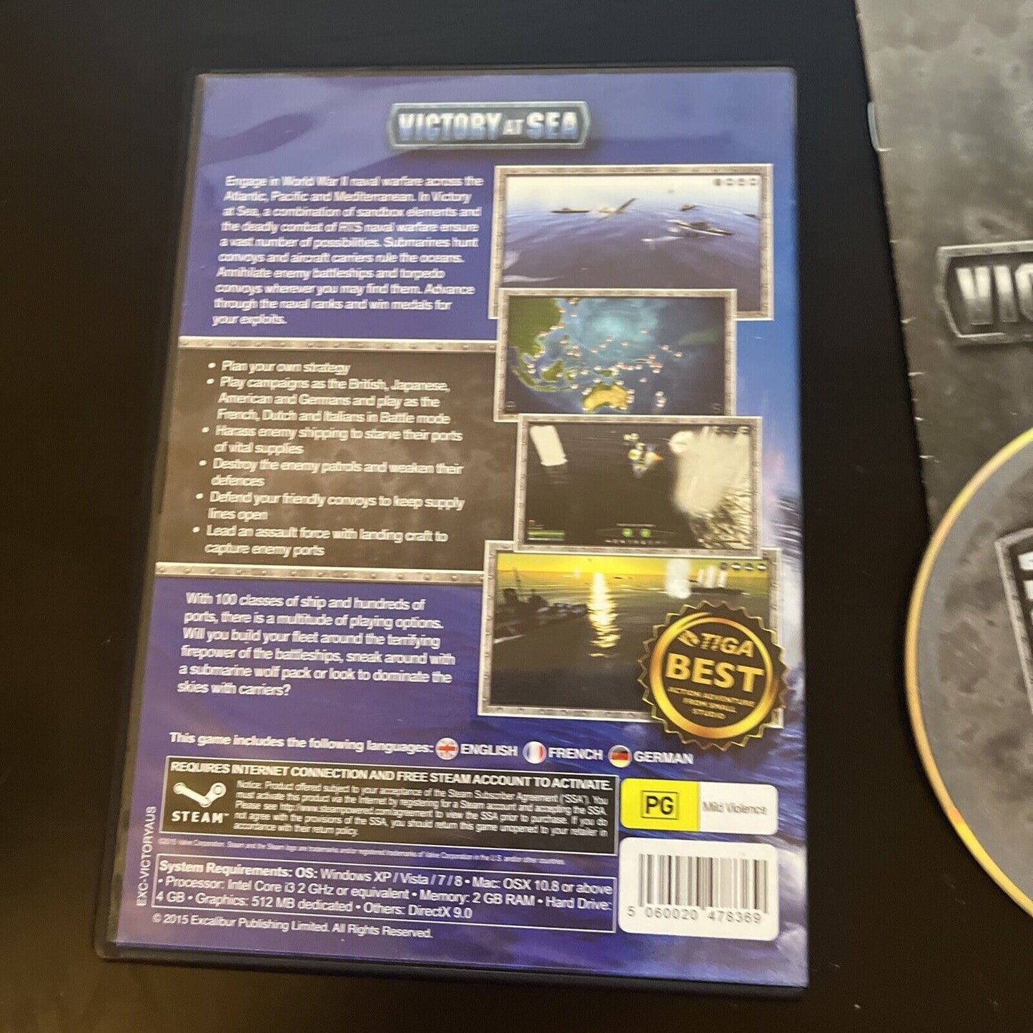 Victory At Sea - PC DVD-ROM Game - Battle Warfare