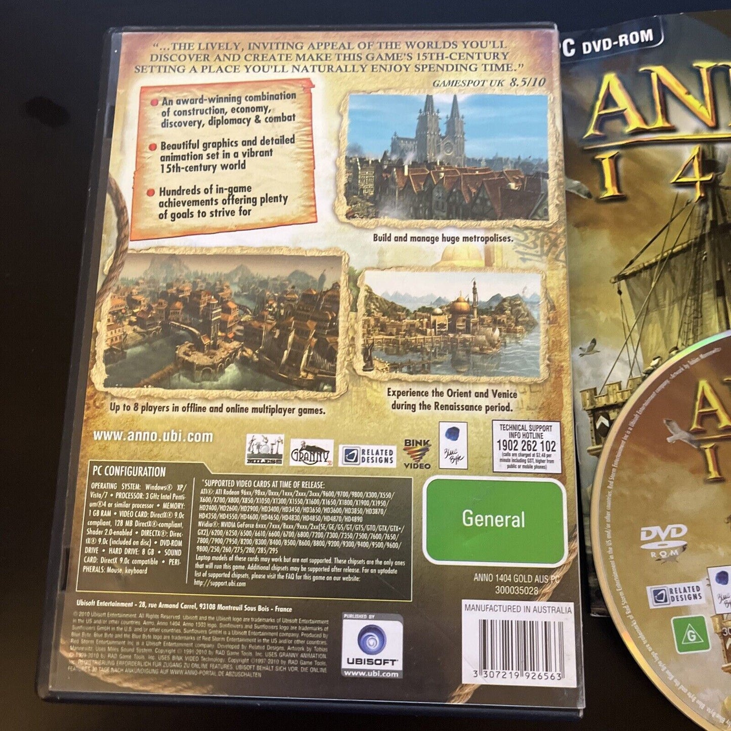 Anno 1404 Gold Edition PC CDROM Game Windows XP Vista 7 8 10