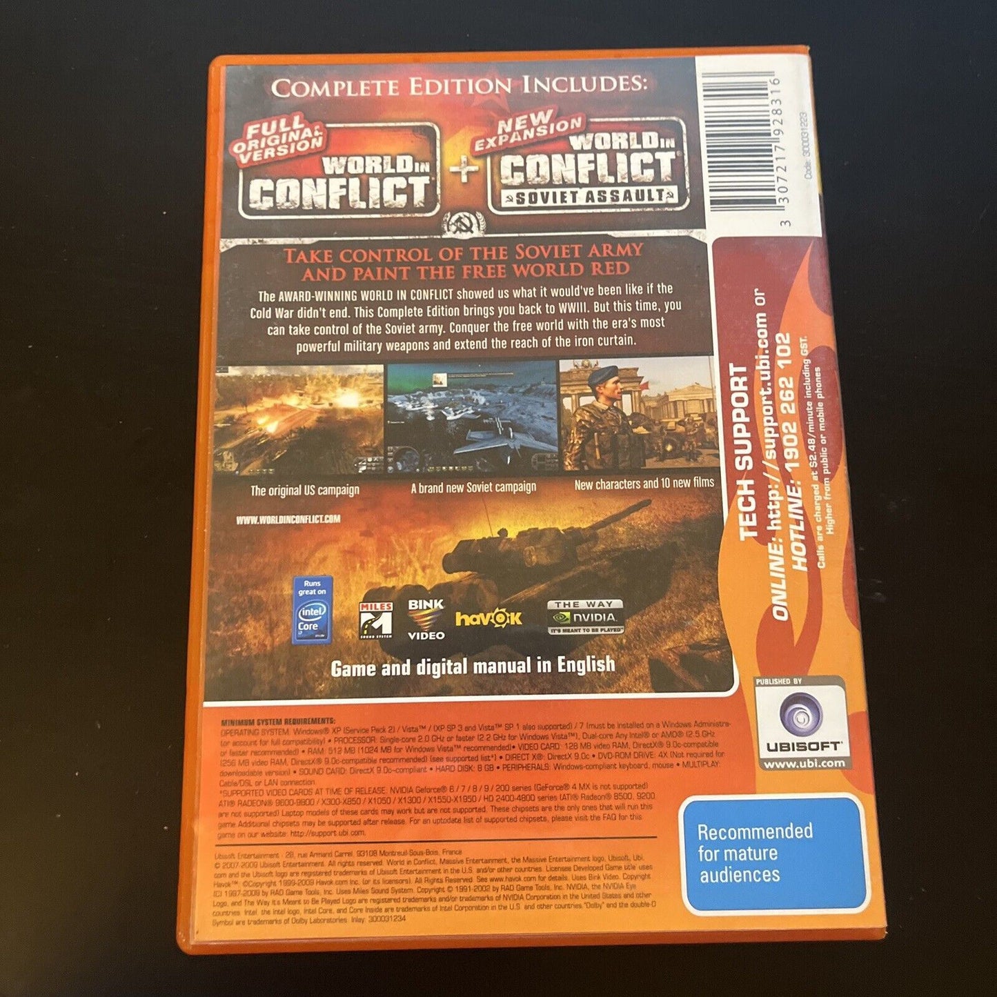 World in Conflict: Complete Edition (PC Windows XP/7 DVD-ROM, 2009)
