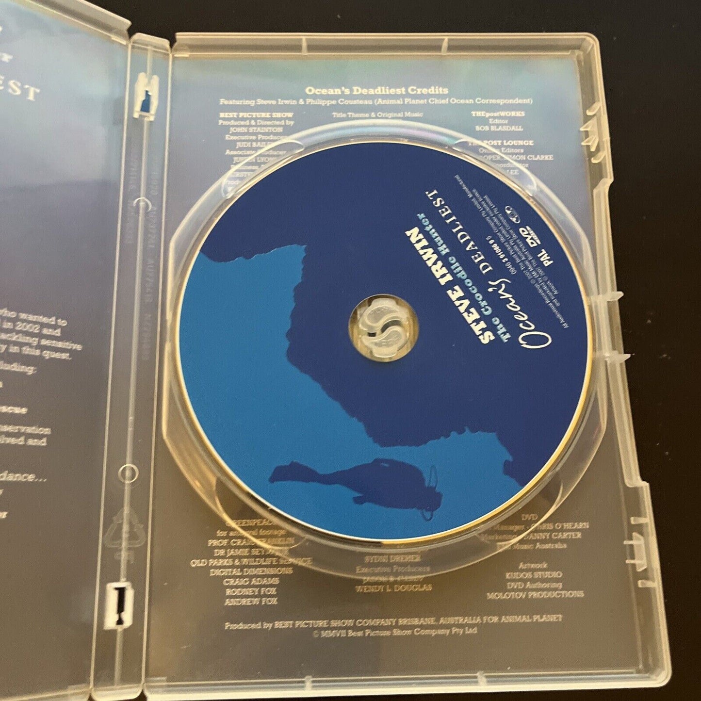 Steve Iwrin (The Crocodile Hunter) Ocean's Deadliest (DVD, 2007) All Regions