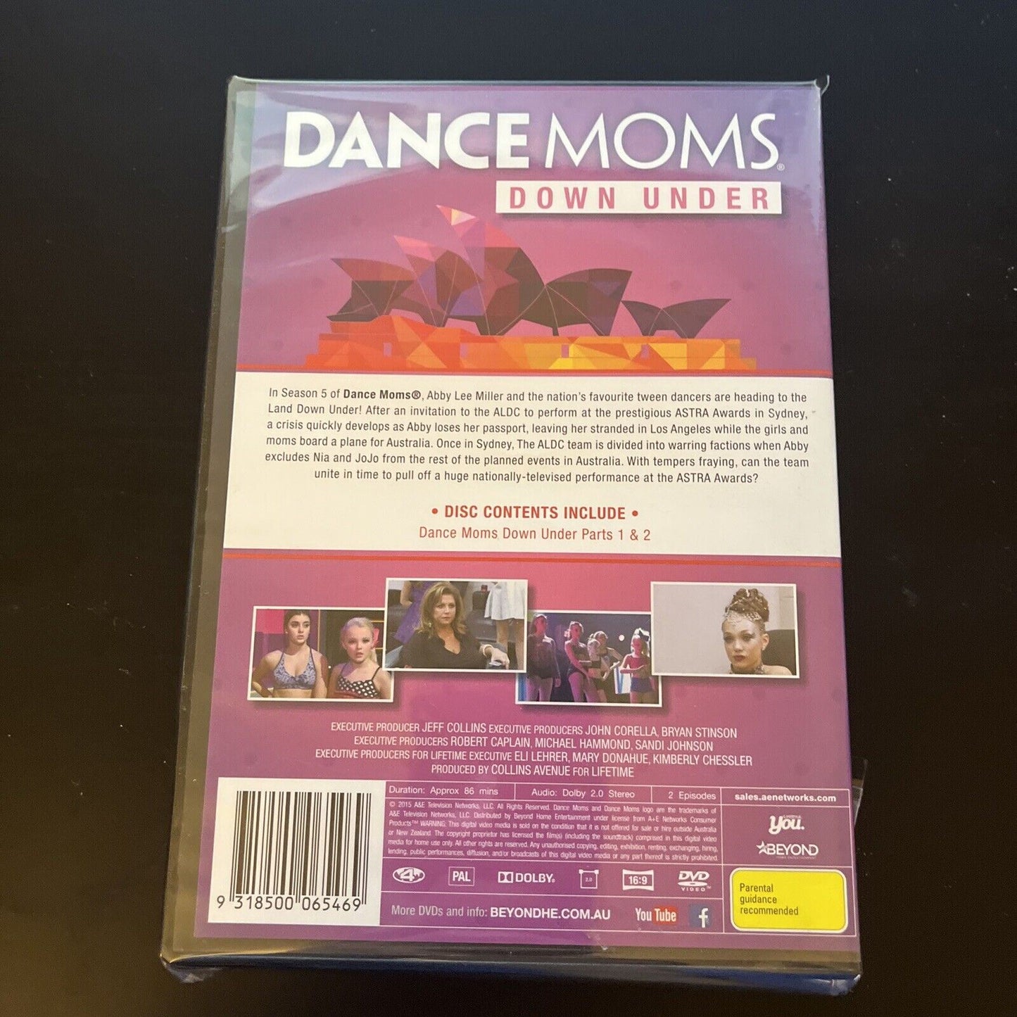 Dance Moms - Down Under (DVD, 2015) Abby Lee Miller, Maddie Ziegler NEW Region 4