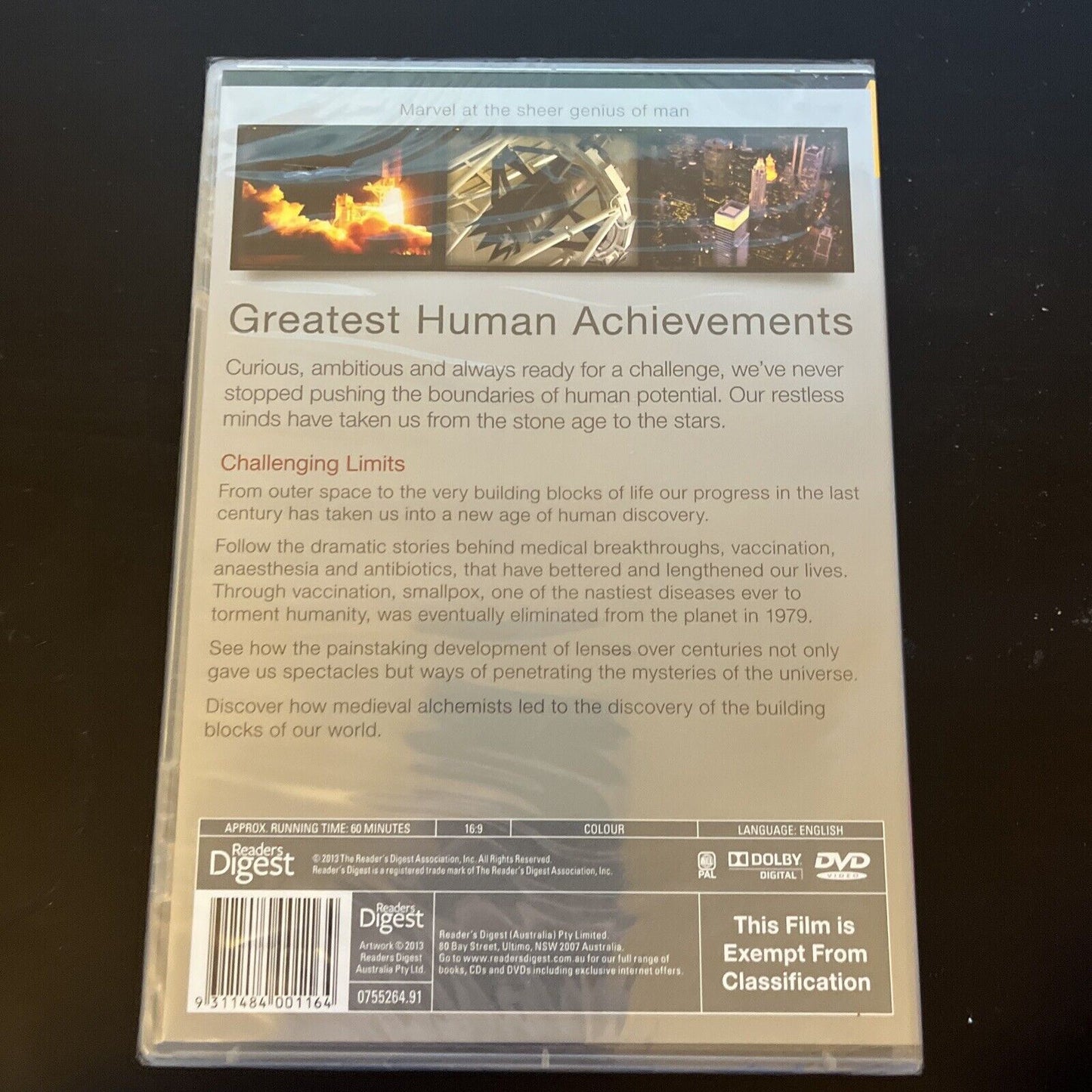 *New Sealed* Greatest Human Achievements - Challenging Limits (DVD) ALL Regions