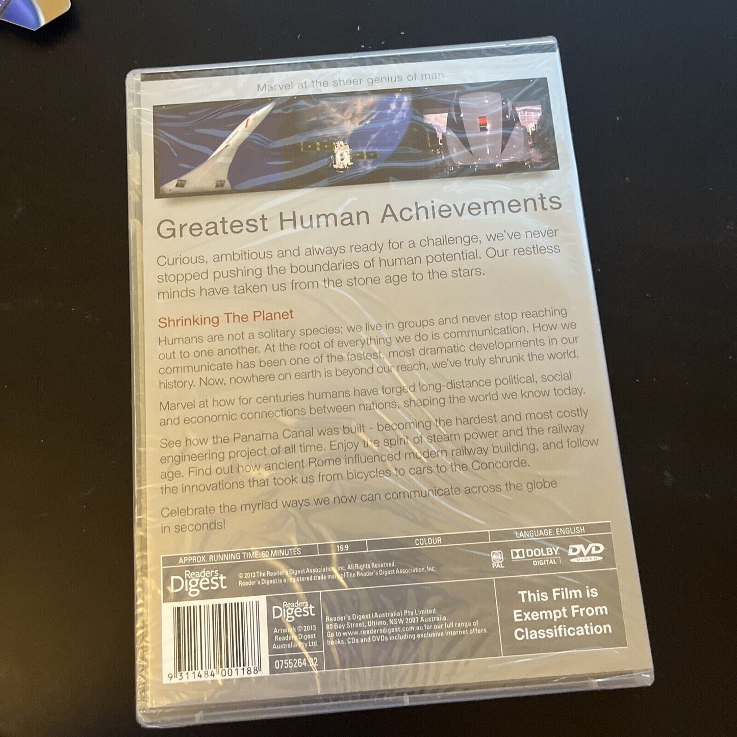 *New Sealed* Greatest Human Achievements - Shrinking the Planet (DVD) ALL Region