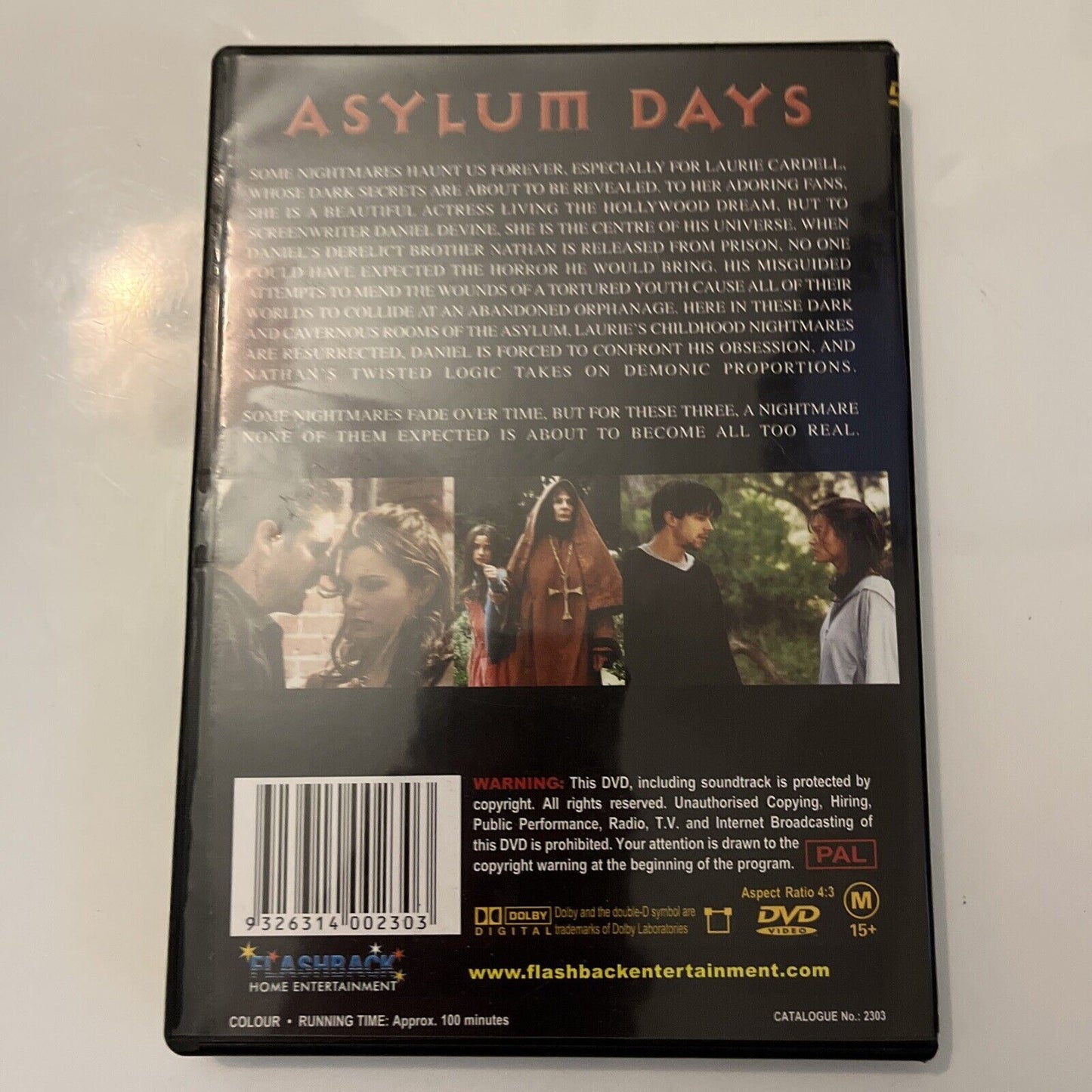 Asylum Days (DVD, 2001) C. Thomas Howell, Deborah Zoe. All Regions