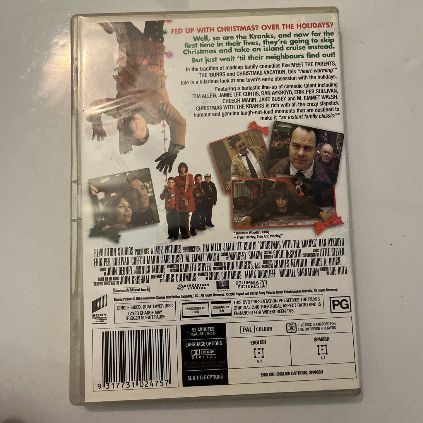 Christmas With The Kranks (DVD, 2004) Tim Allen, Jamie Lee Curtis, Region 4