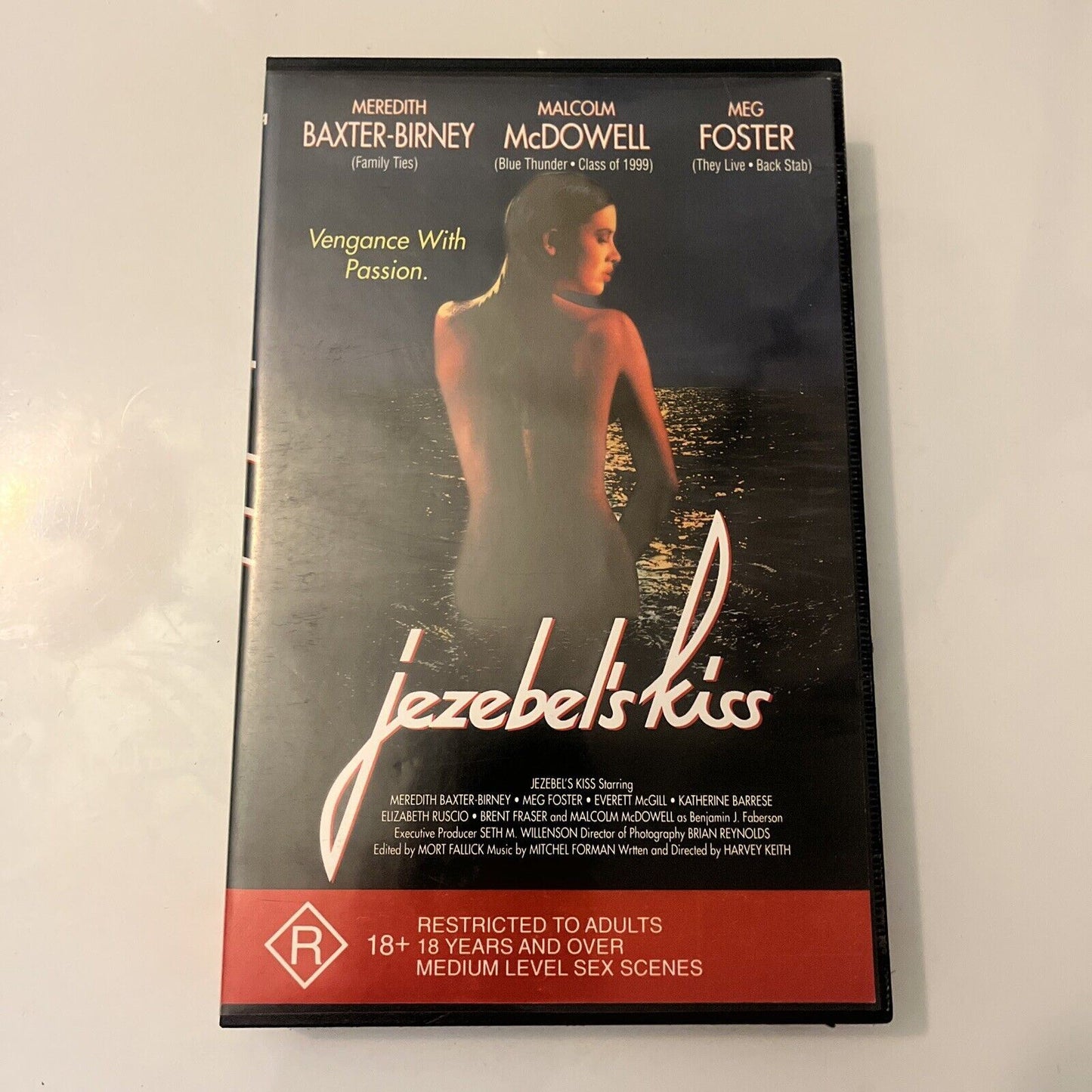 Jezebel's Kiss (VHS, 1990) Malcolm Mcdowell, PAL