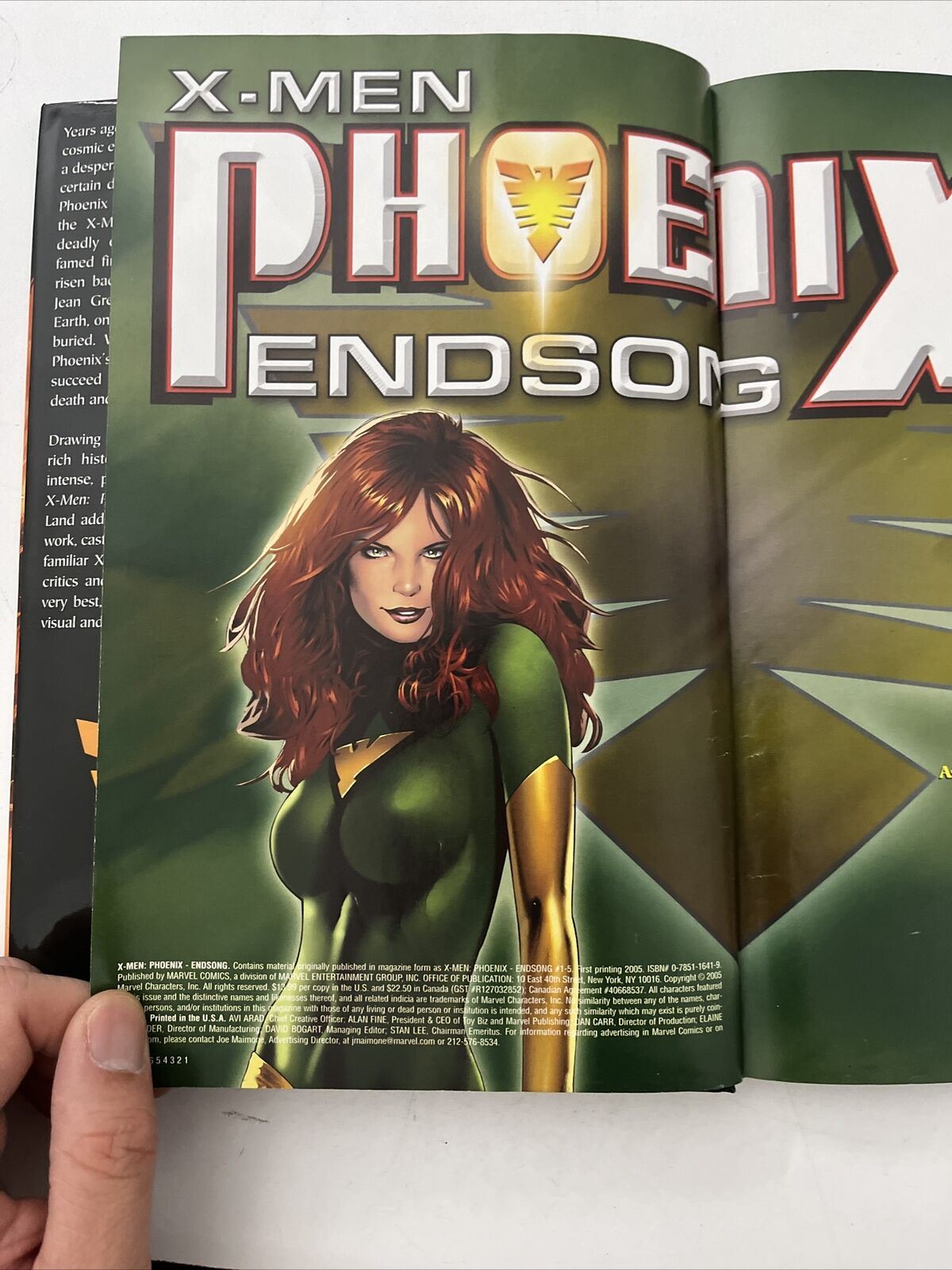 X-Men: Phoenix - Endsong (Hardback, Marvel Comics, Graphic Novel, 2005)