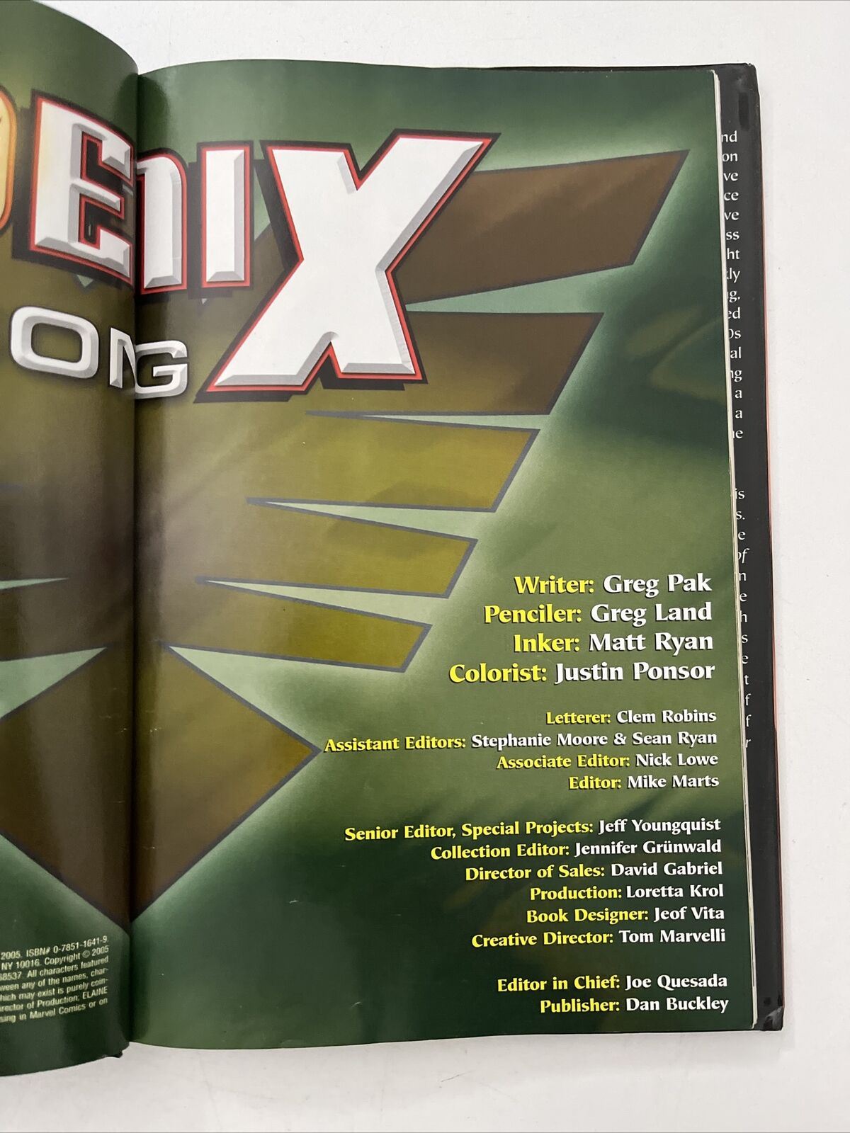 X-Men: Phoenix - Endsong (Hardback, Marvel Comics, Graphic Novel, 2005)