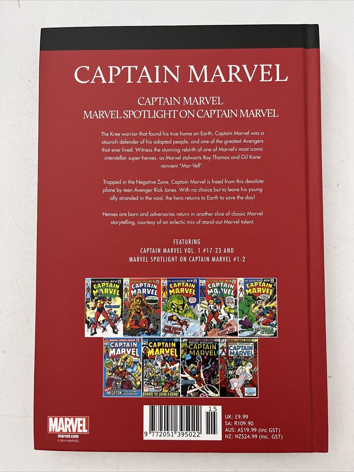 Marvel’s Mightiest Heroes - Captain Marvel 38 Book Hardcover