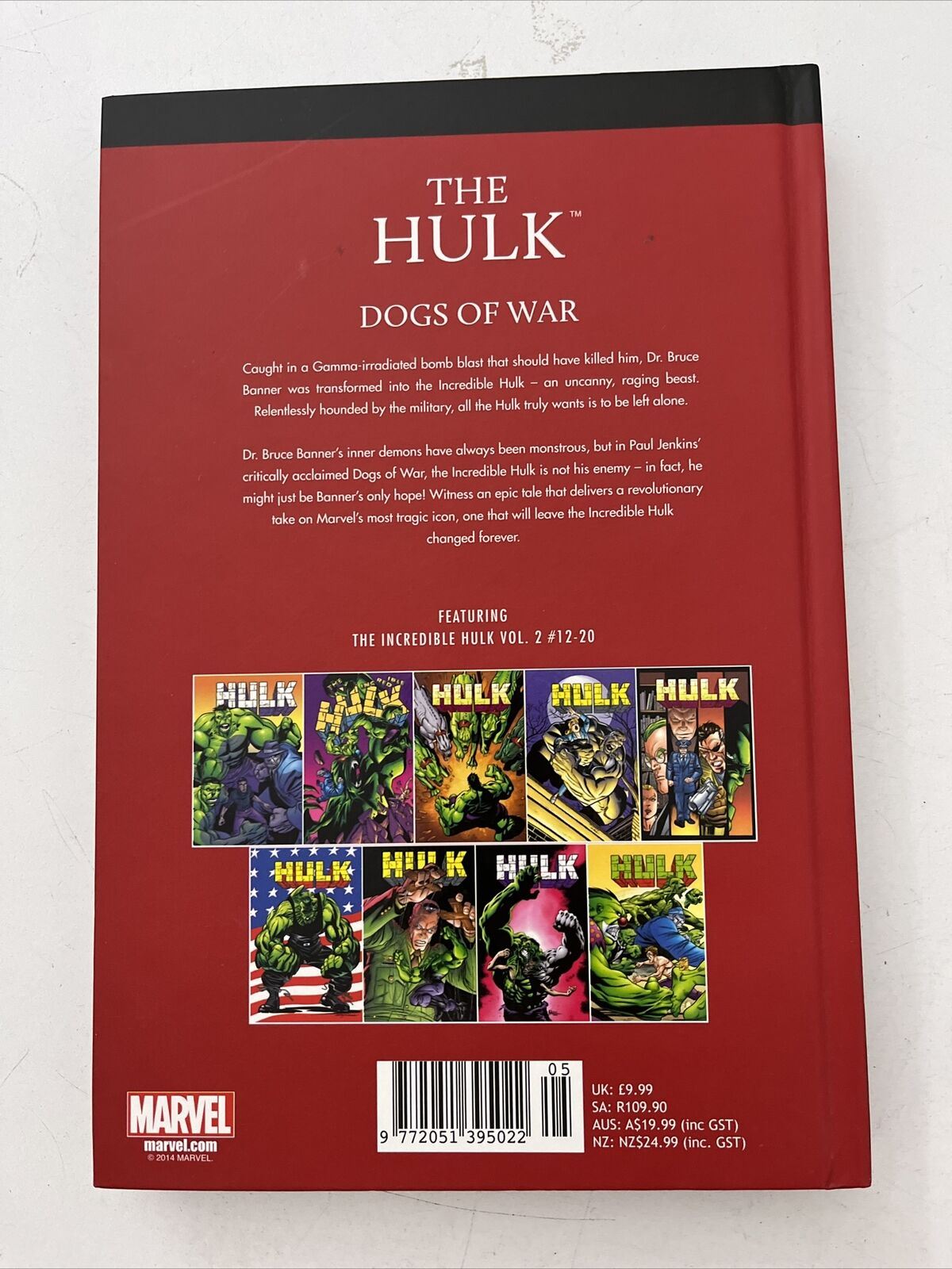 Marvel's Mightiest Heroes: The Hulk Comic Hardcover Book No 10.