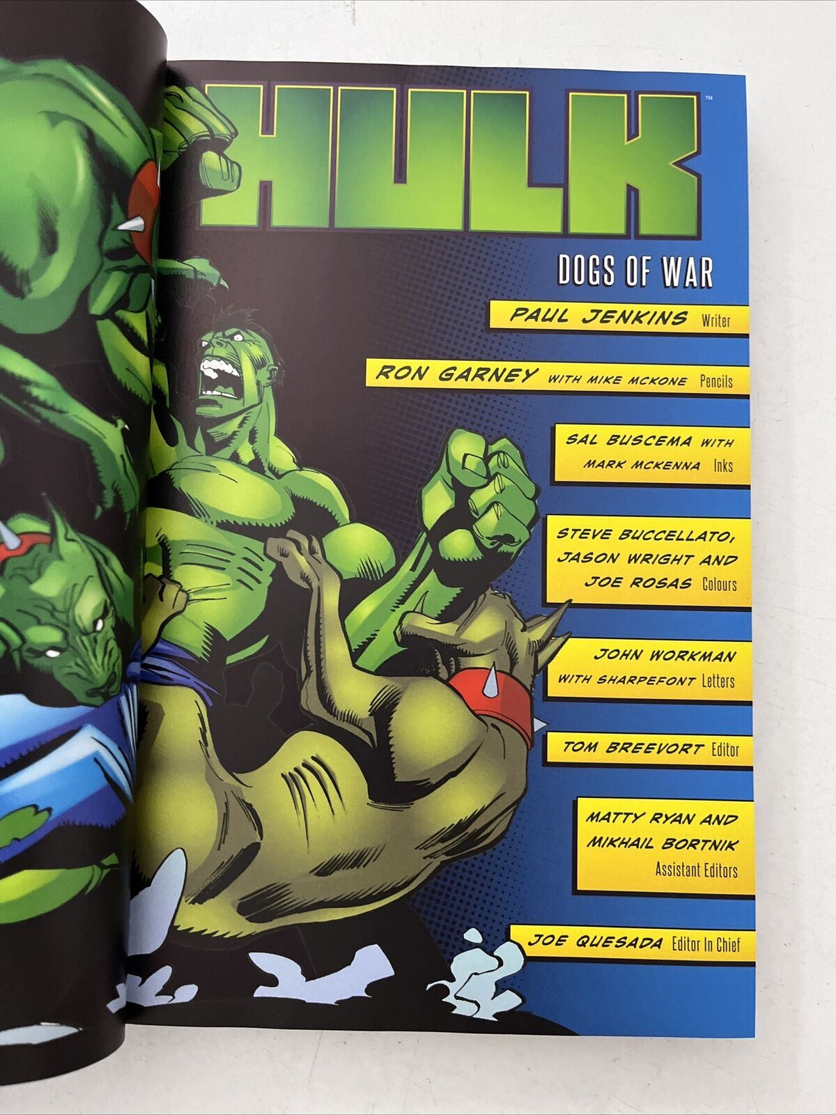 Marvel's Mightiest Heroes: The Hulk Comic Hardcover Book No 10.