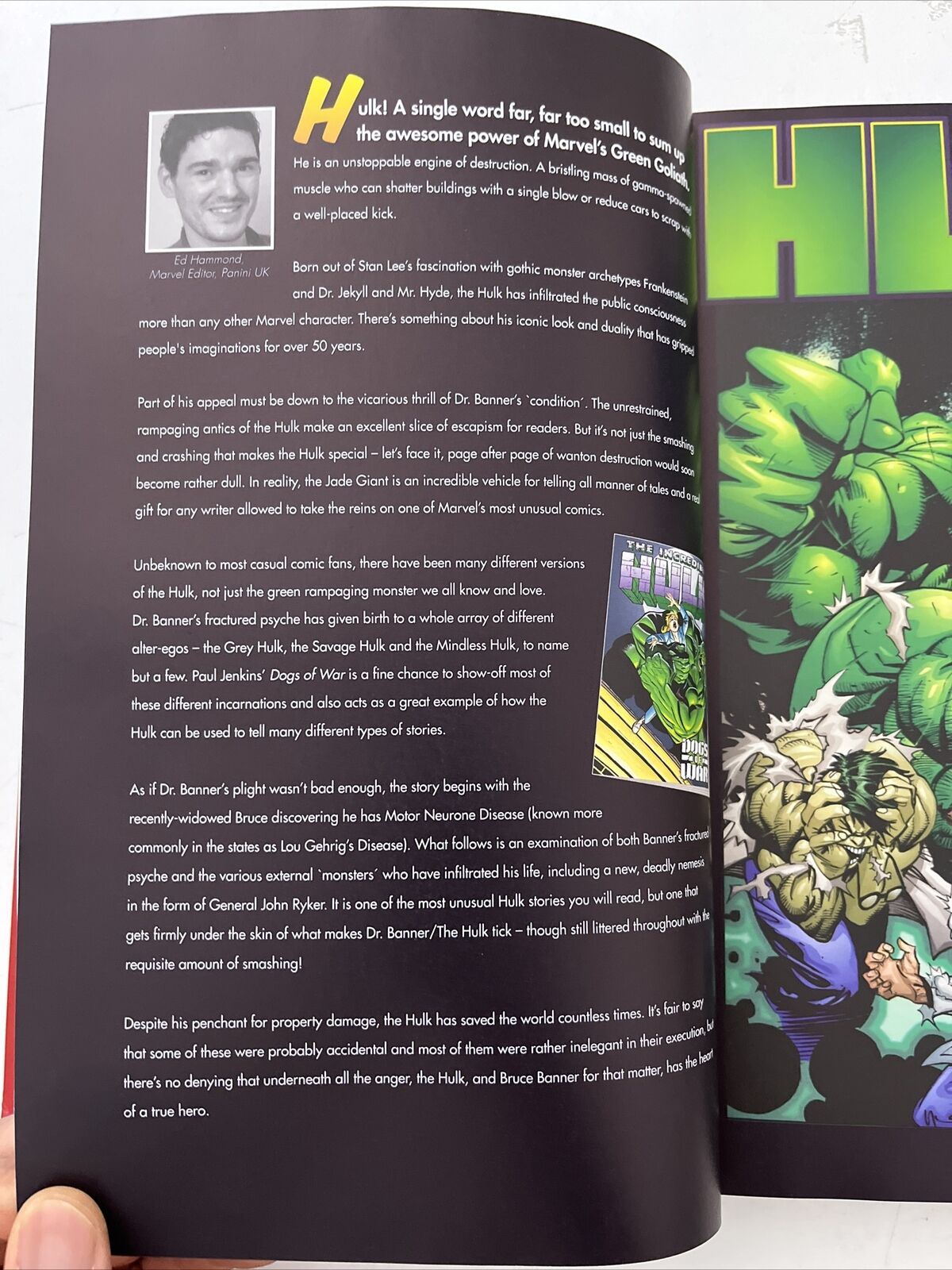 Marvel's Mightiest Heroes: The Hulk Comic Hardcover Book No 10.