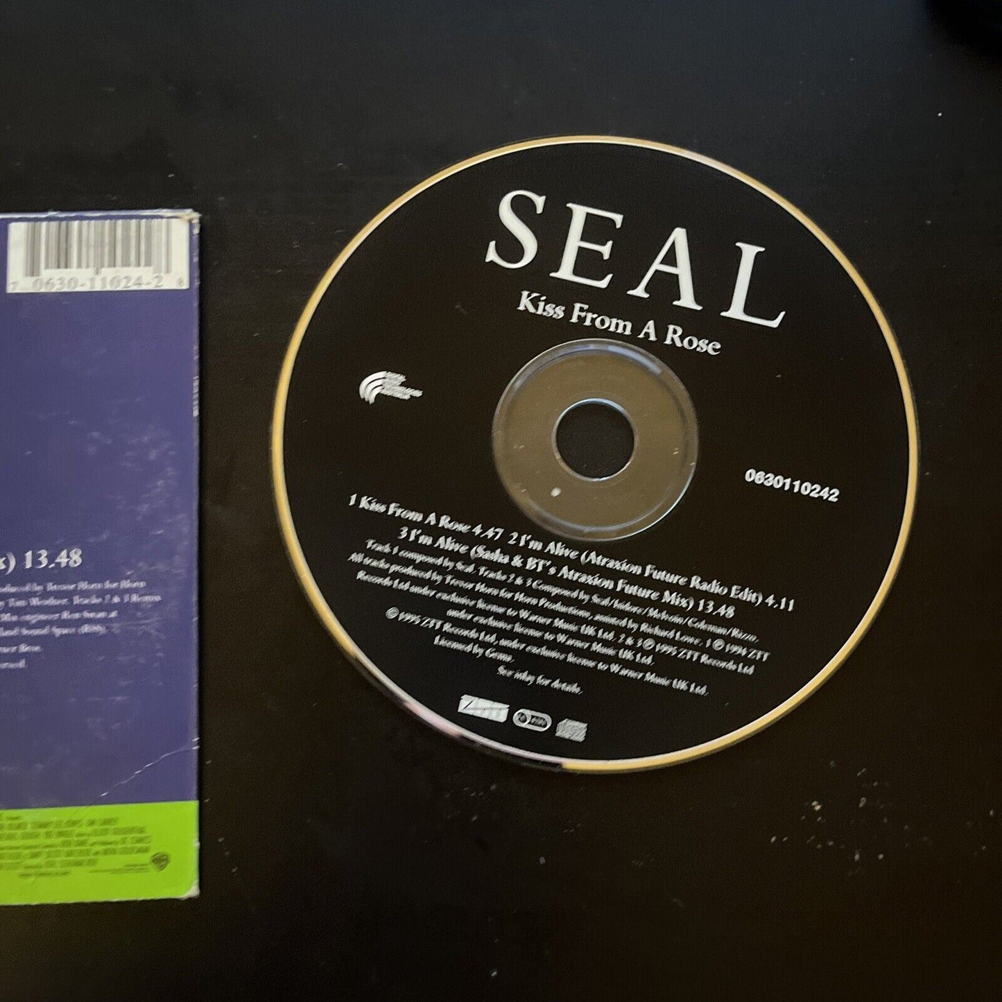 Seal - Kiss from a Rose (Love Theme From Batman Forever) (CD, 1995)