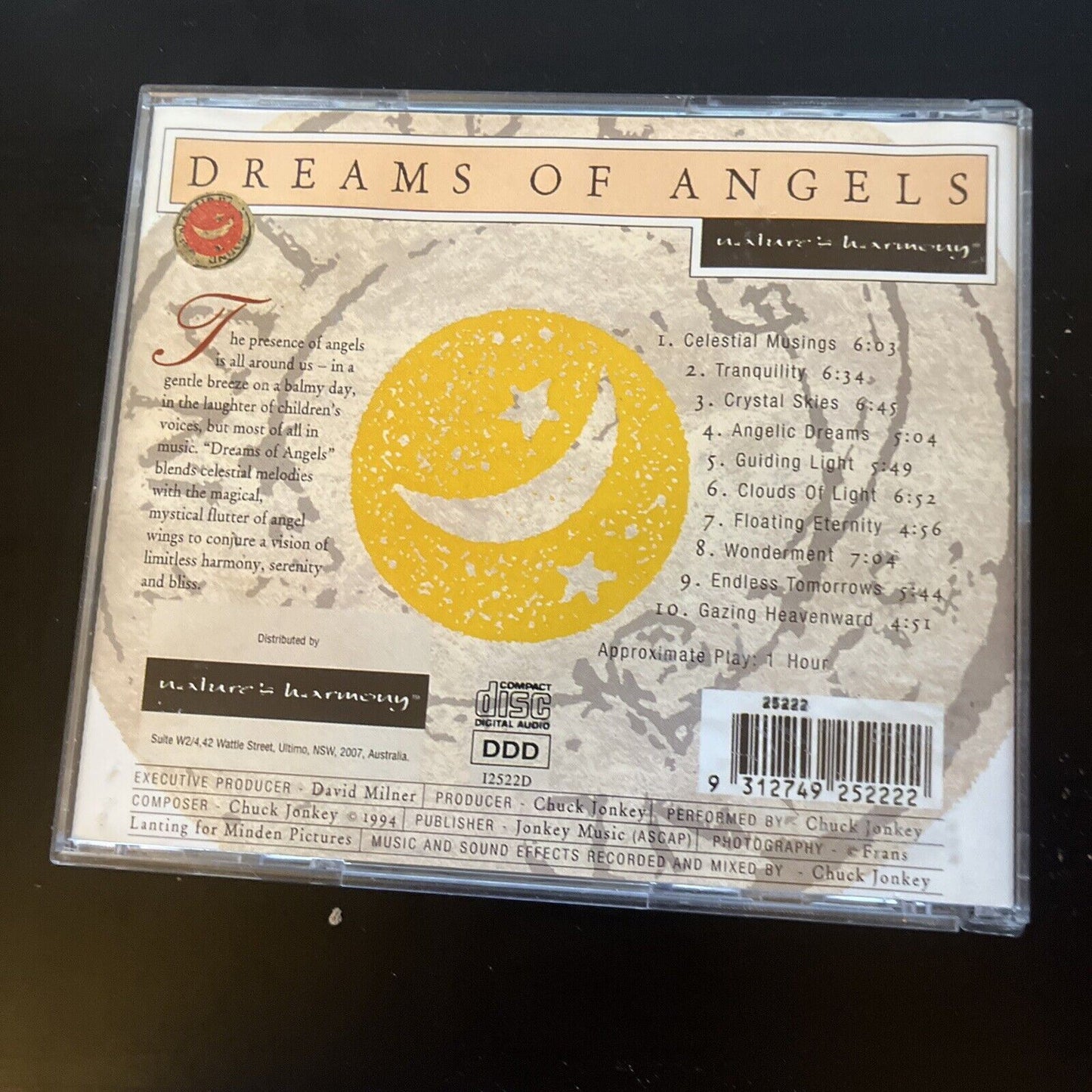 Dreams of Angel - Nature's Harmony (CD, 1994)