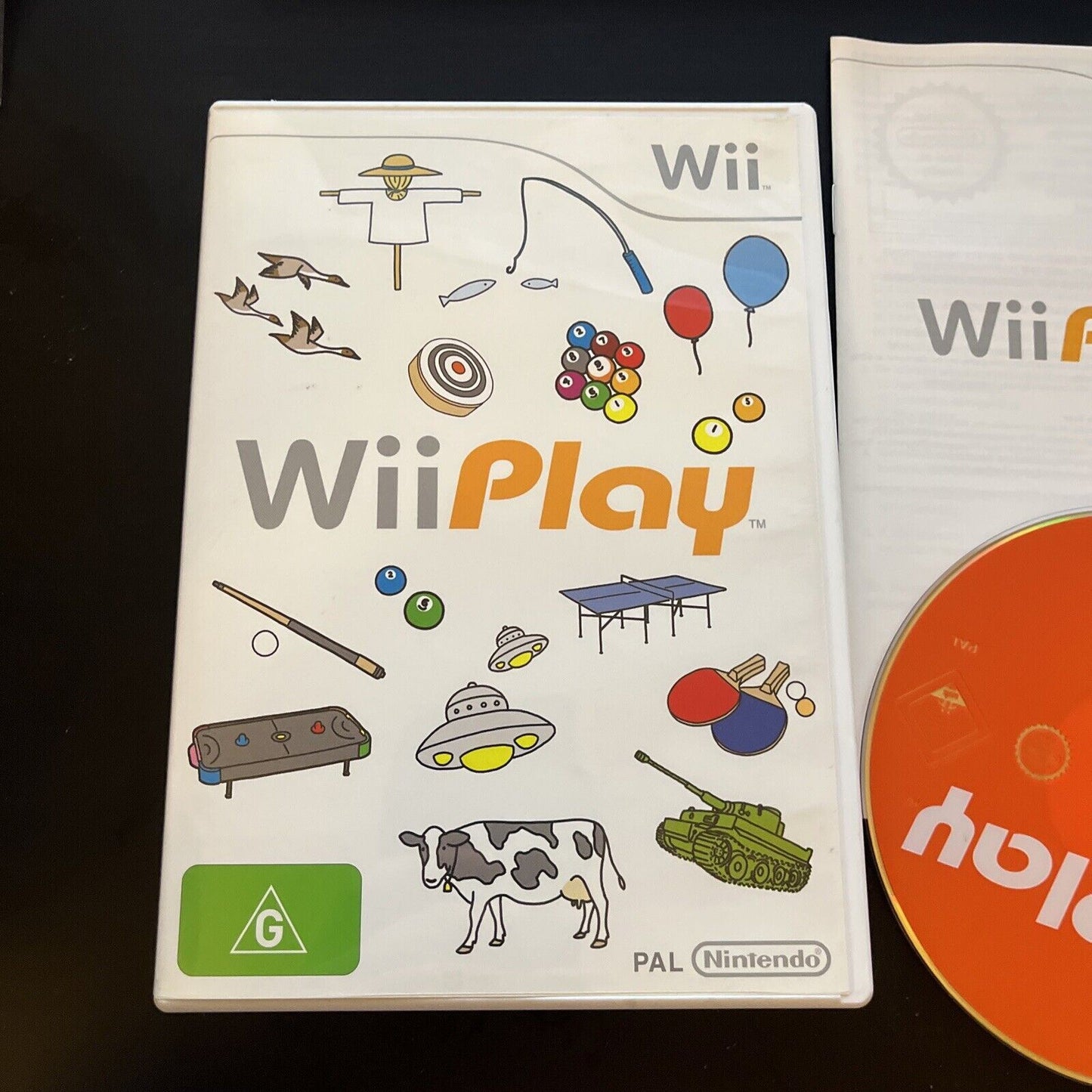 Wii Play Nintendo Wii with Manual PAL