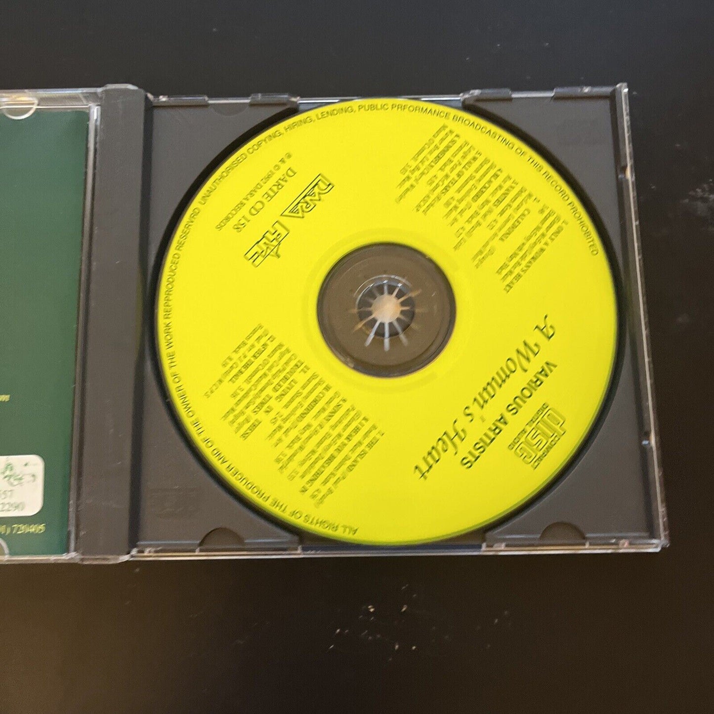 A Woman's Heart (CD, 1993) RTE