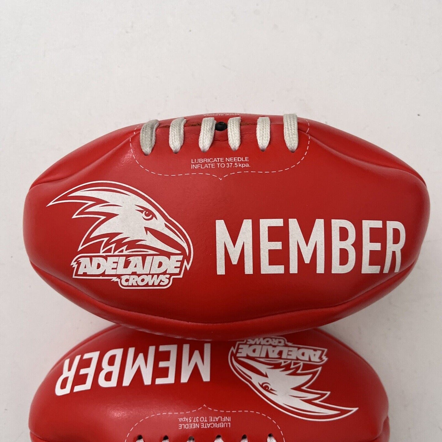 2x Adelaide Crows Member Football Sherrin
