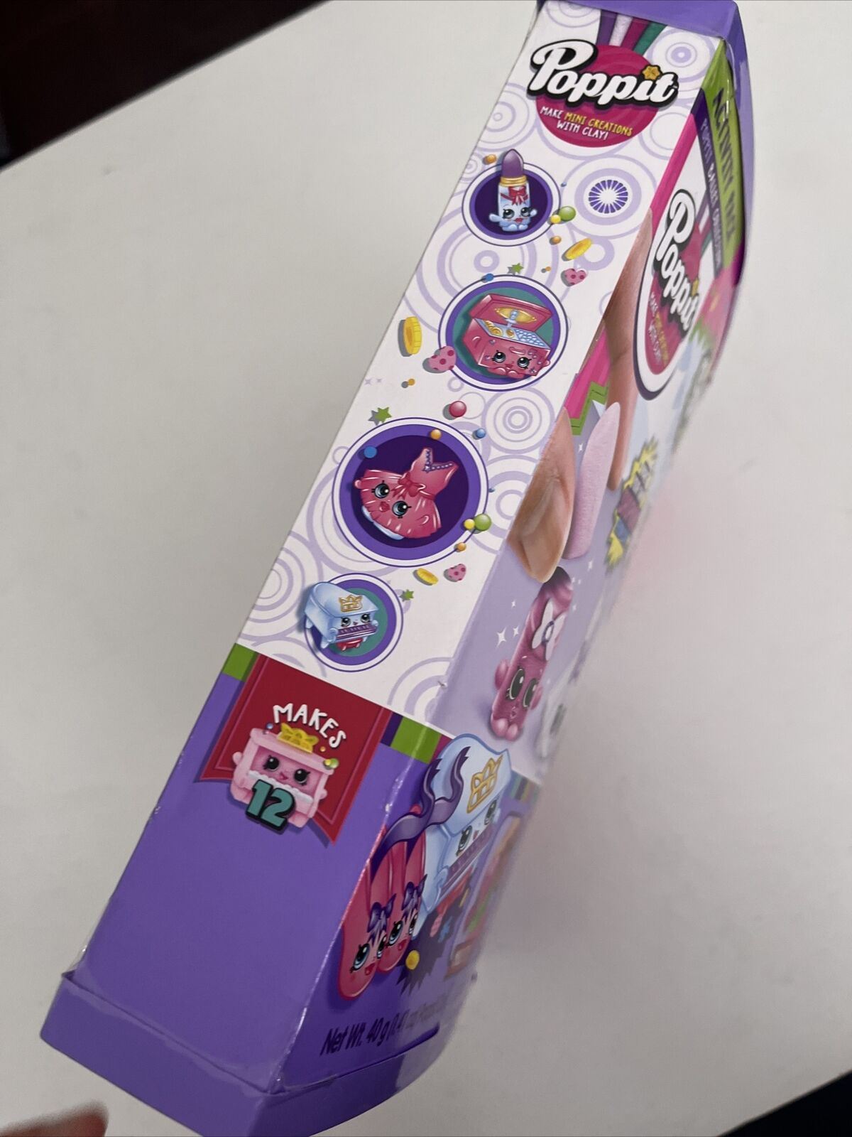 2x NEW Poppit S1 Shopkins Ballet Collection by Poppit Soft N Lite Air- Dry Clay