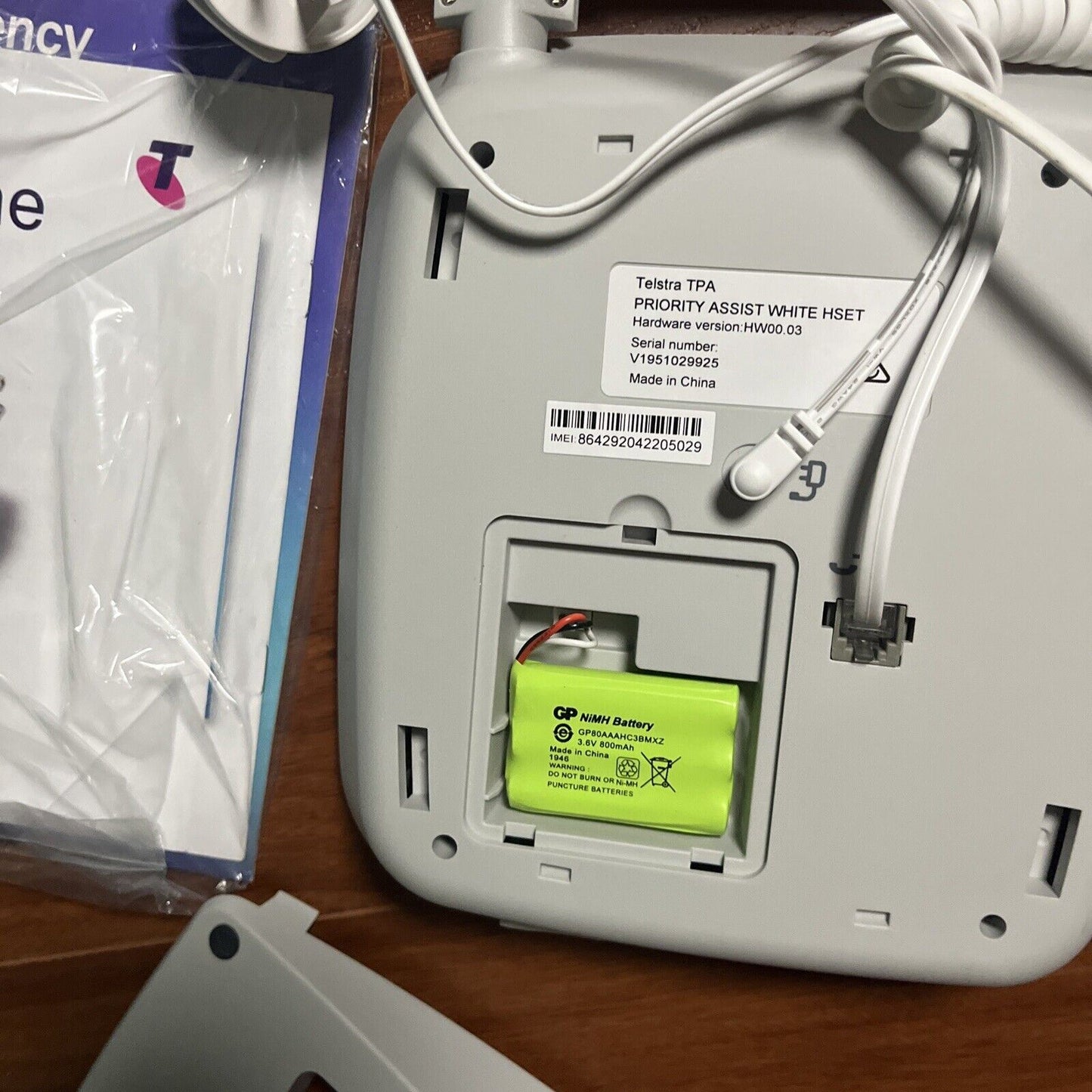 Telstra TPA Priority Assistant White Wired Landline Telephone HW00.03 NBN