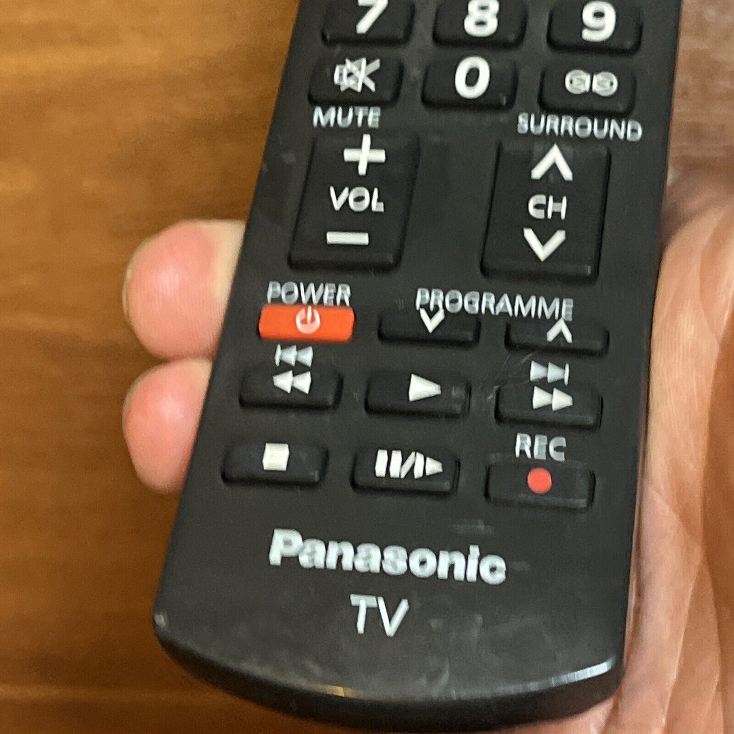 Genuine Panasonic N2QAYB000494 Remote Control for TV *Missing Battery Cover*