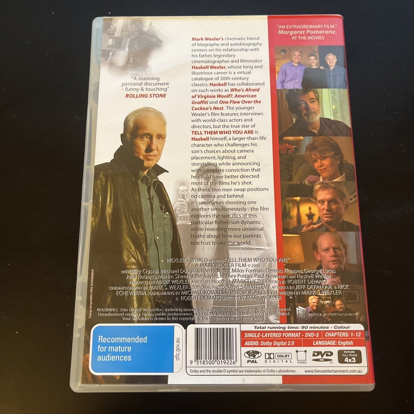 Tell Them Who You Are (DVD, 2004) George Lucas, Julia Roberts, Region 4
