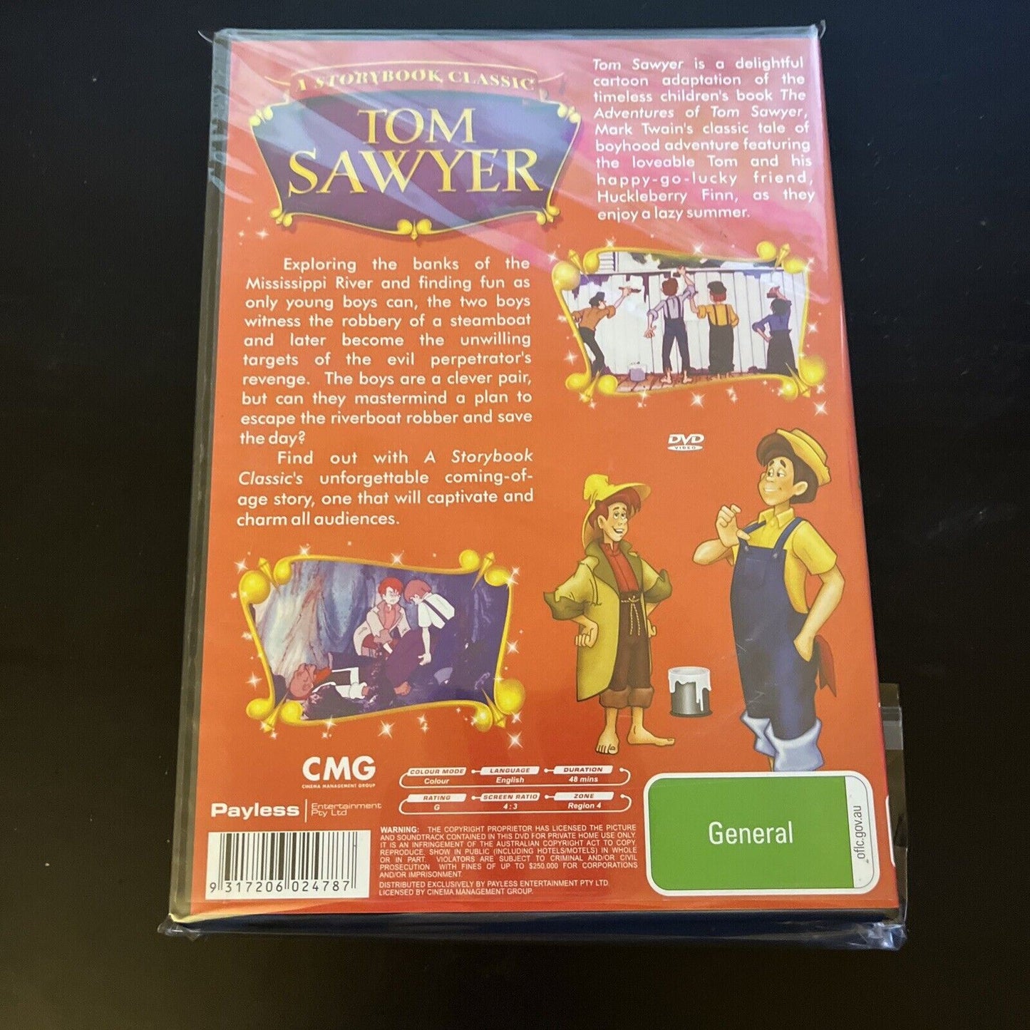 Tom Sawyer - A Storybook Classic (DVD) NEW Region 4