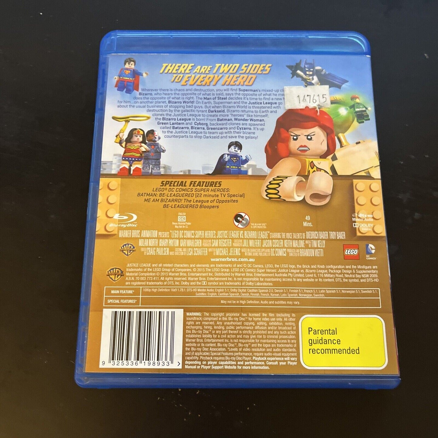 LEGO - Batman Justice League Vs Bizarro League (Blu-ray, 2015) Region B