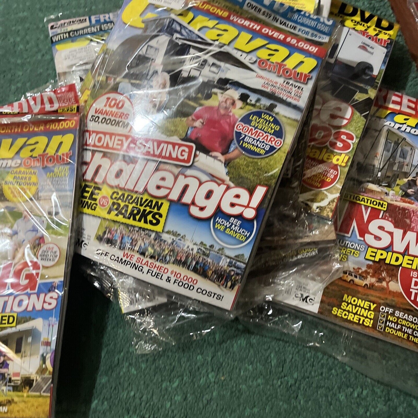 *New Sealed* 13x Caravan & Motorhome RV Magazines & DVDs