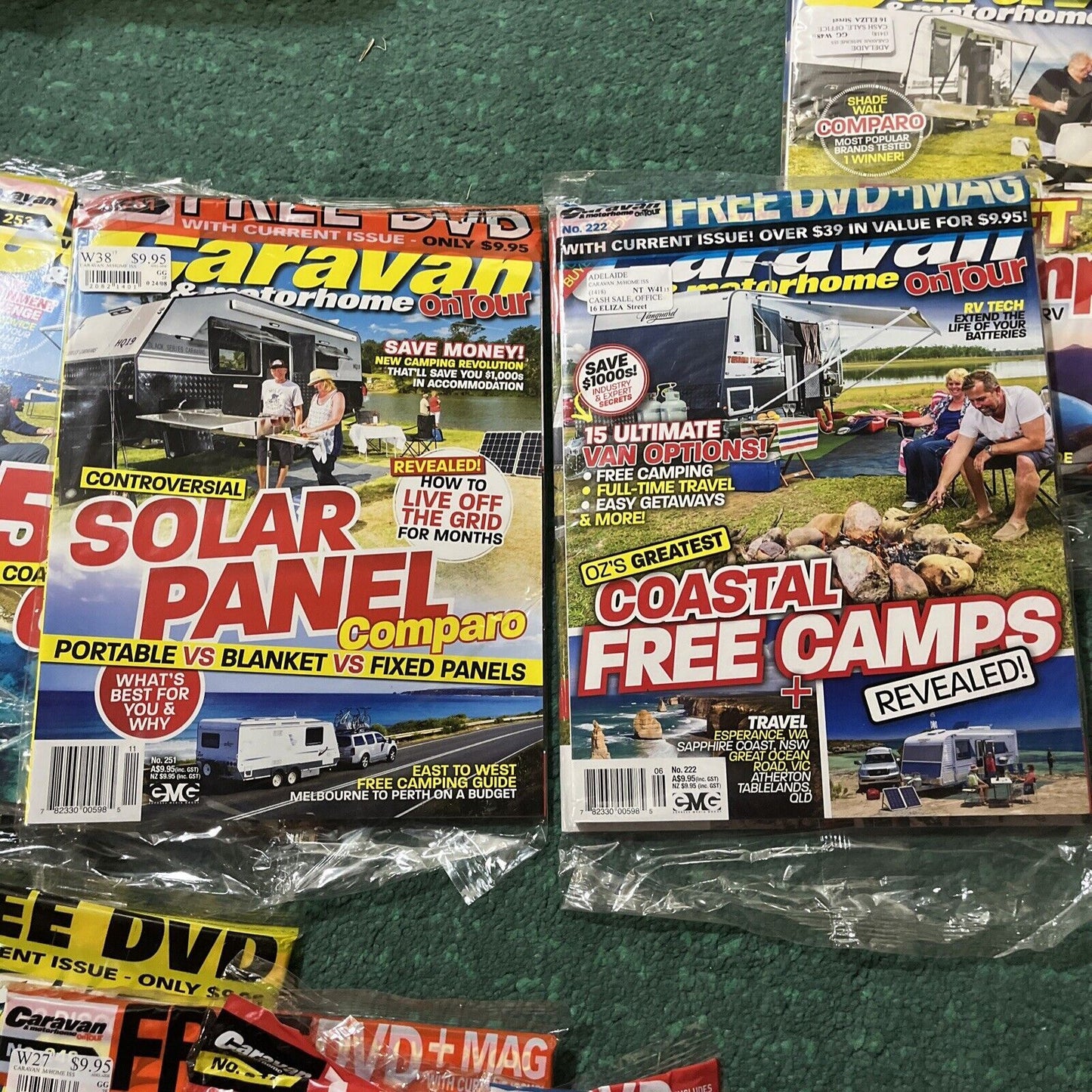 *New Sealed* 13x Caravan & Motorhome RV Magazines & DVDs