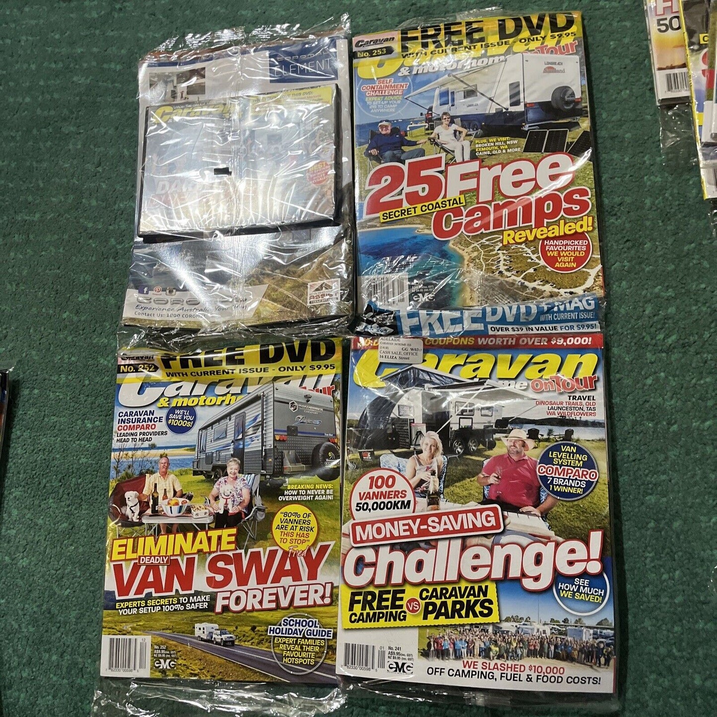 *New Sealed* 13x Caravan & Motorhome RV Magazines & DVDs
