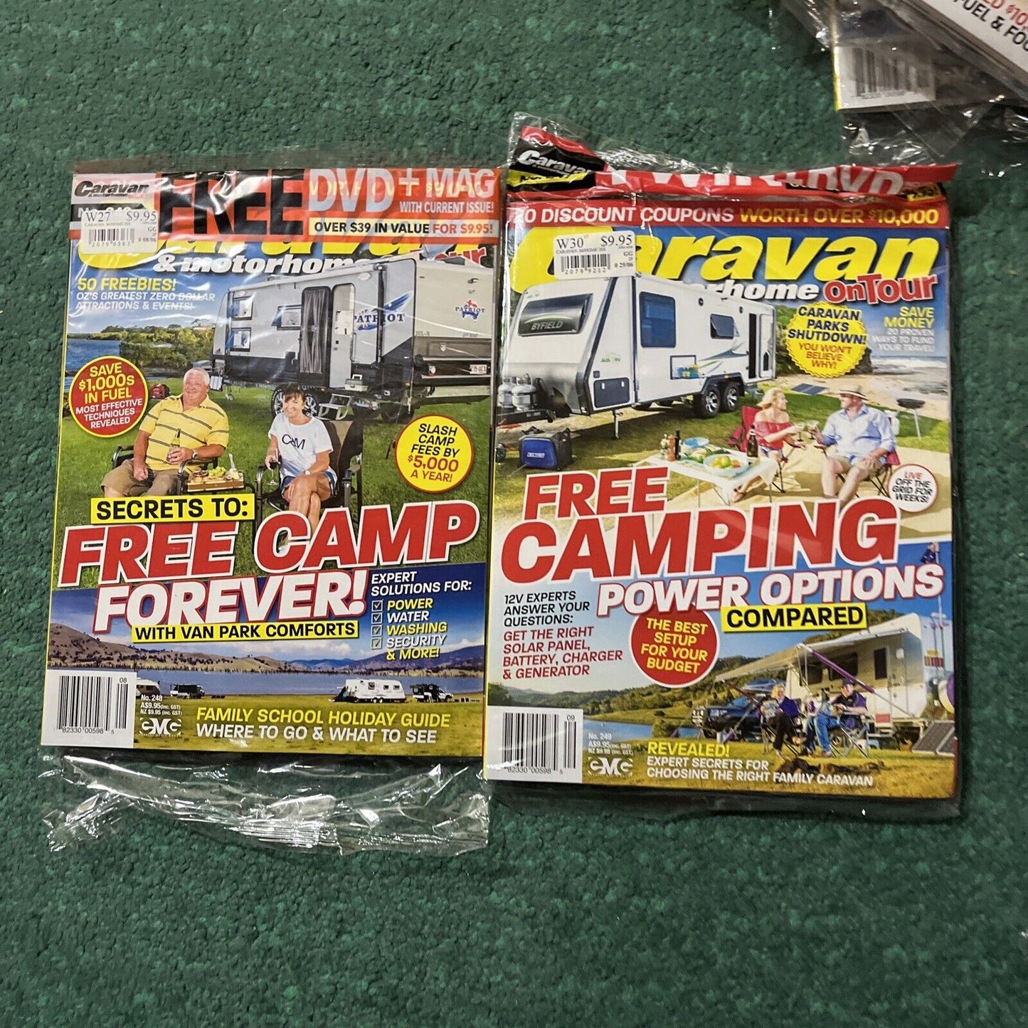 *New Sealed* 13x Caravan & Motorhome RV Magazines & DVDs