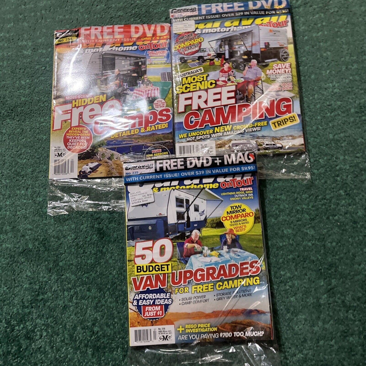 *New Sealed* 13x Caravan & Motorhome RV Magazines & DVDs