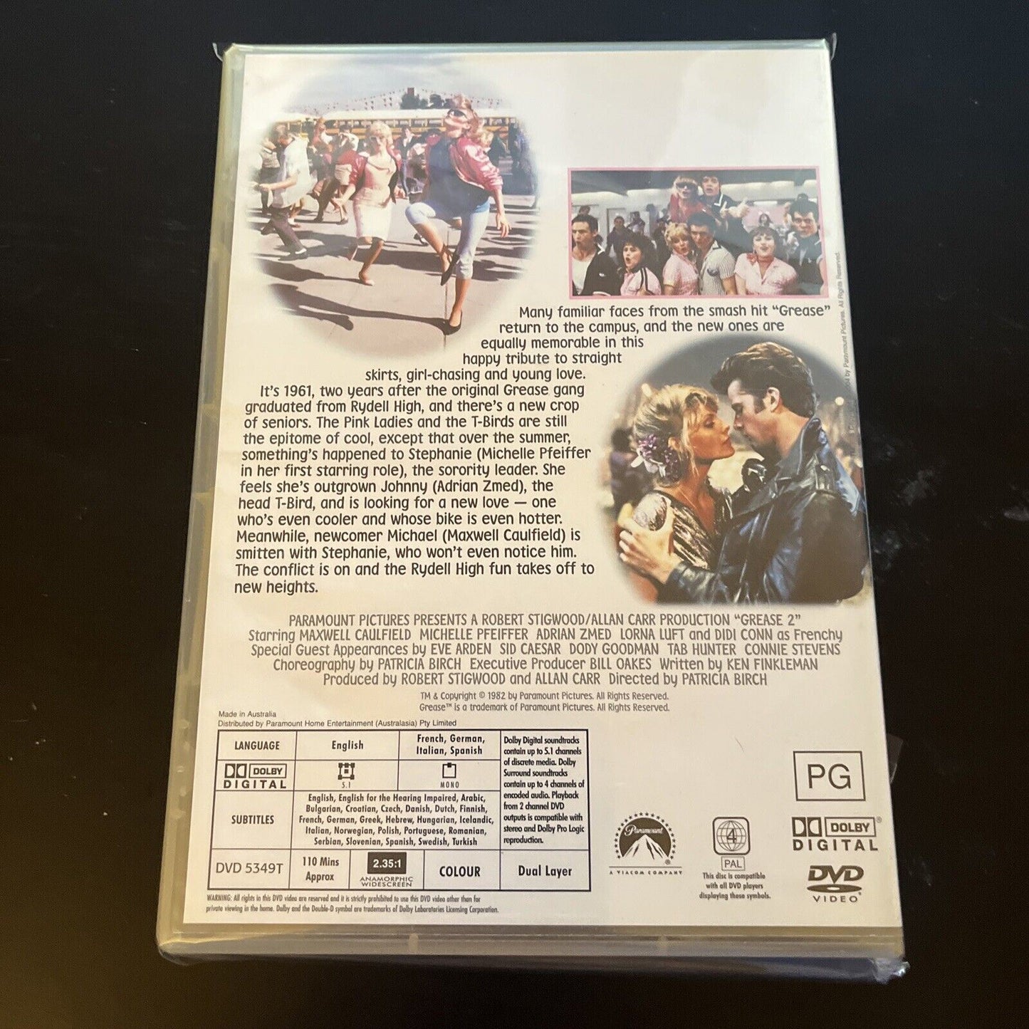 Grease 2 (DVD, 1982) Michelle Pfeiffer, Maxwell Caulfield NEW Region 4