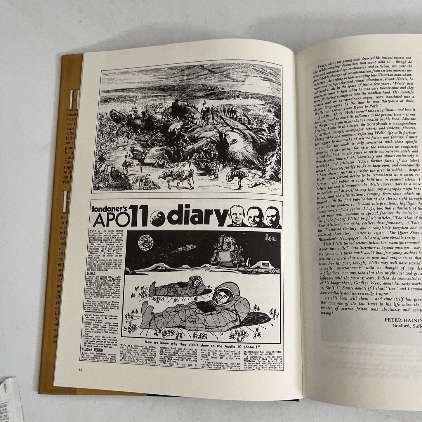 The H.G Wells Scrapbook by Peter Haining 1978