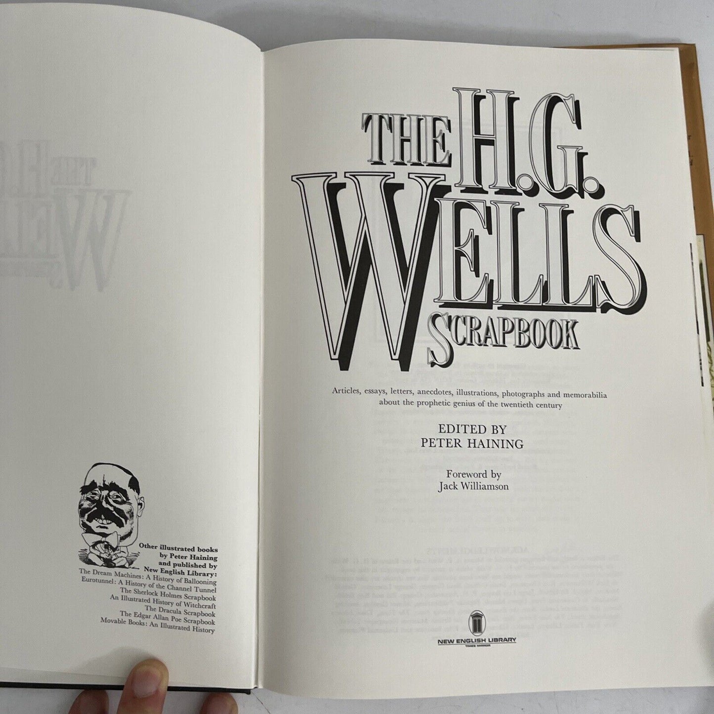 The H.G Wells Scrapbook by Peter Haining 1978