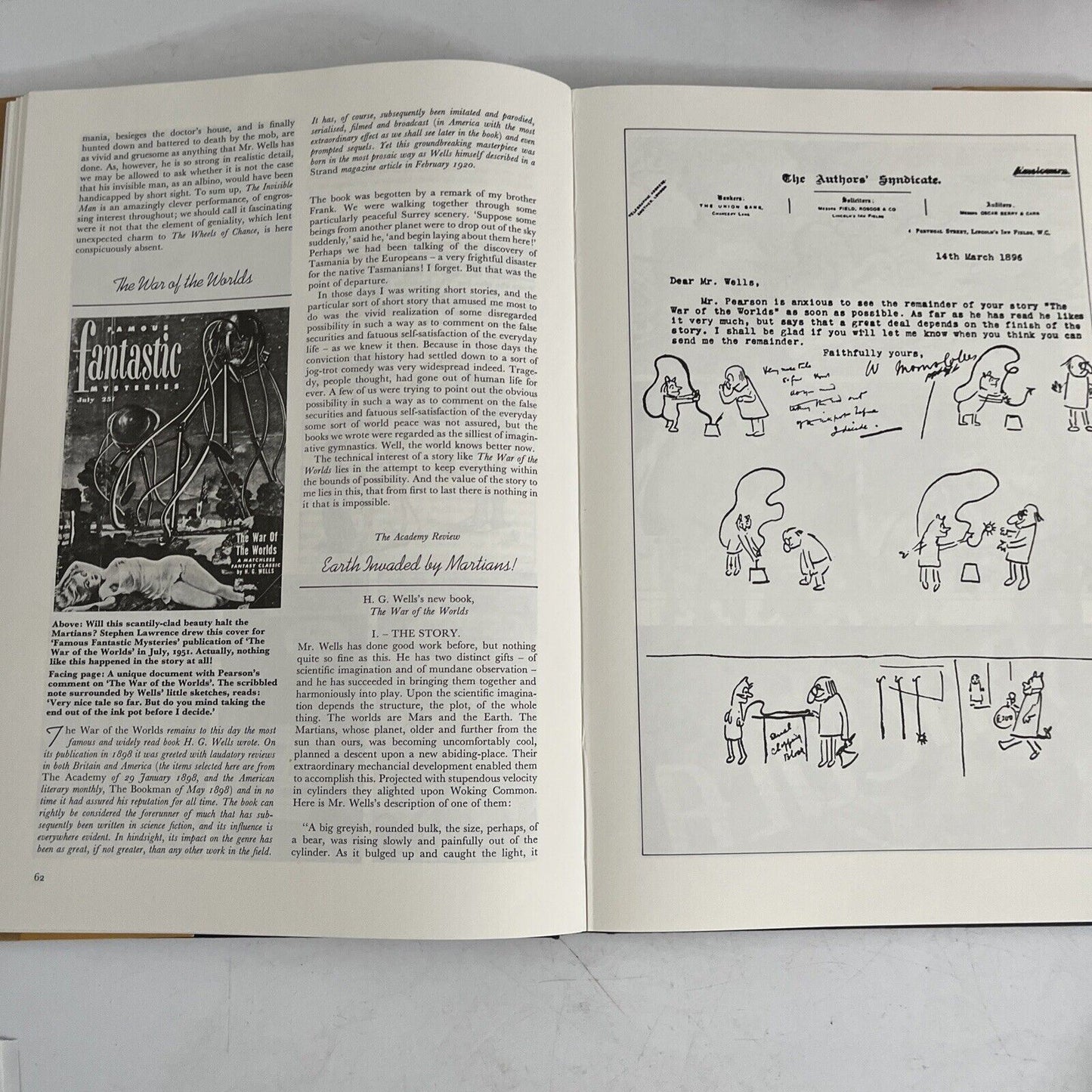 The H.G Wells Scrapbook by Peter Haining 1978