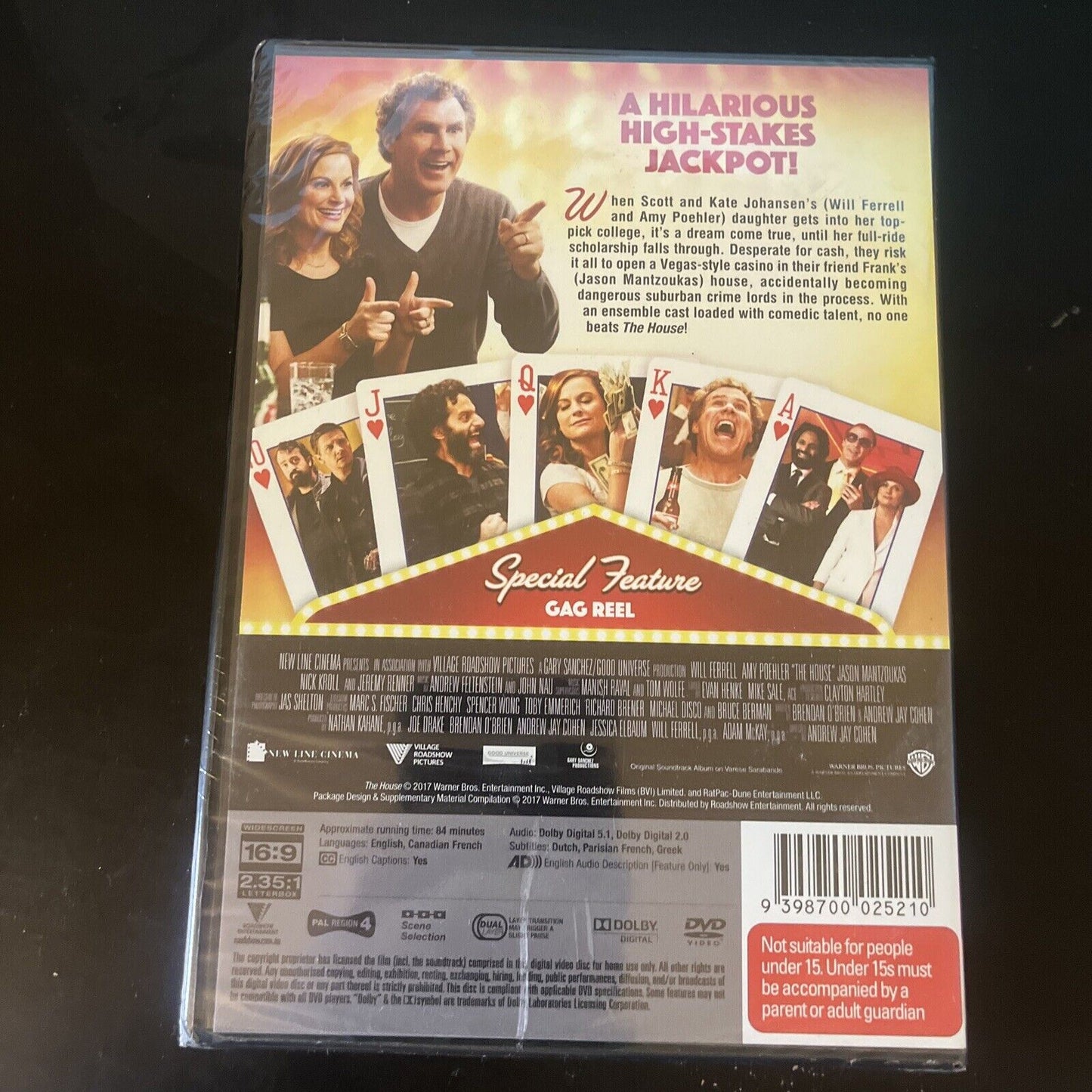 *New Sealed* The House (DVD, 2017) Will Ferrell, Amy Poehler Region 4