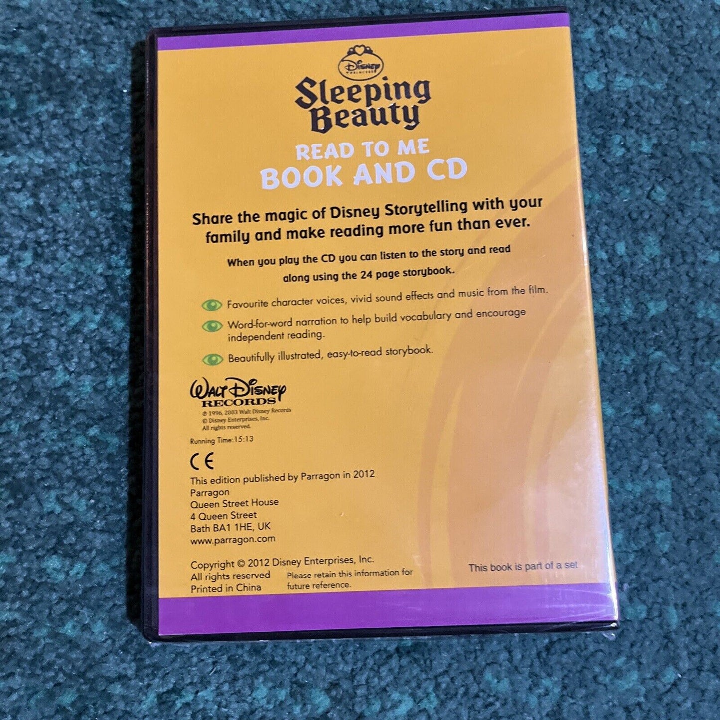 9x Disney Read to Me: Book and CD with Original Voices & Sound Effects